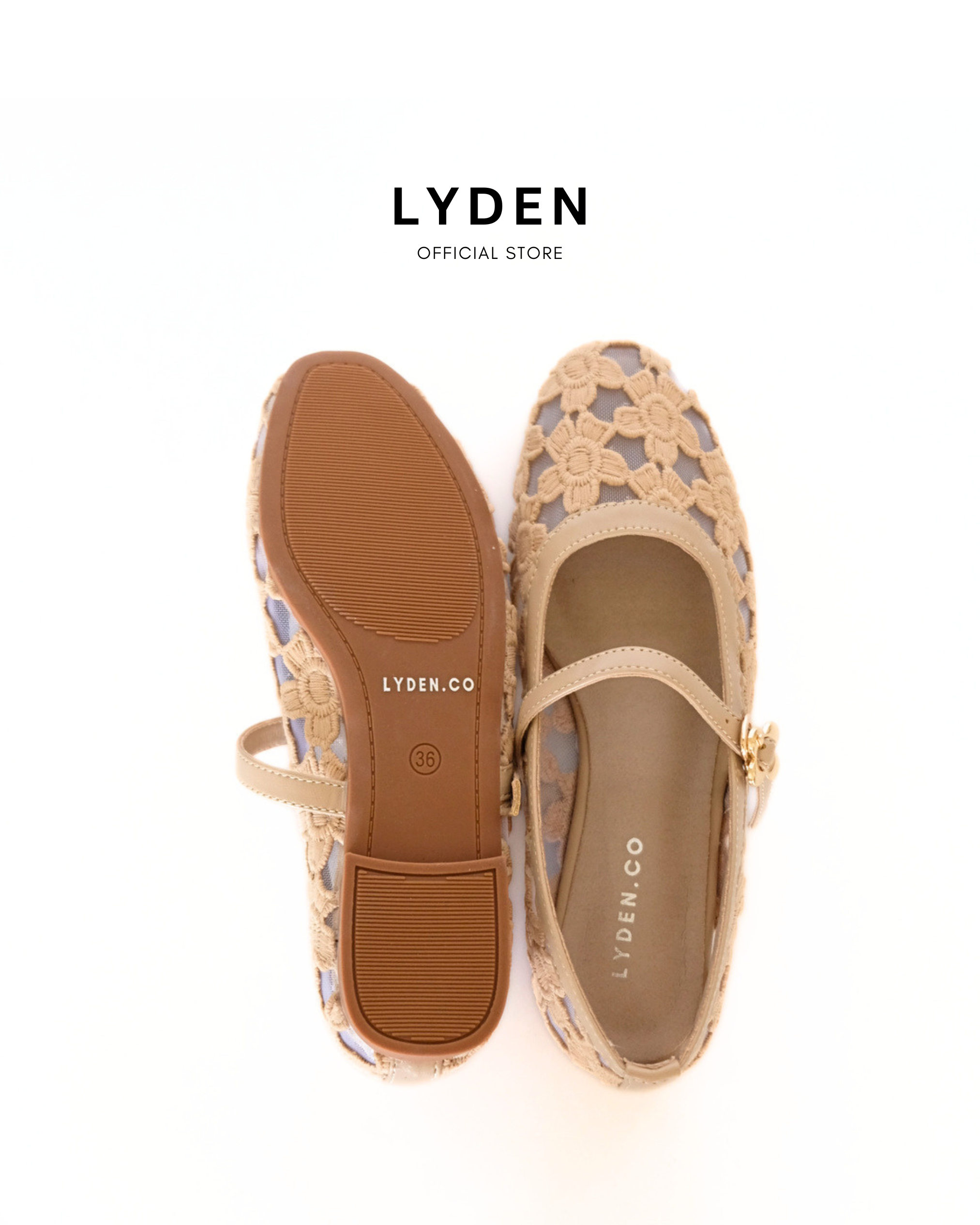 【NEW】Lovelle Series Flats- Beige//Khaki//Black