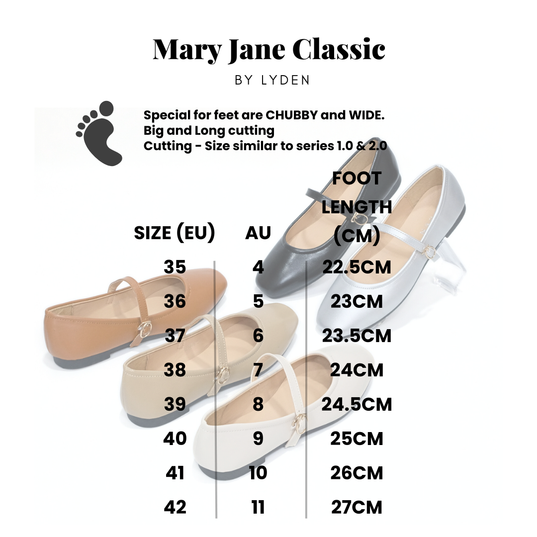 Lyden Mary Jane Classic Flats