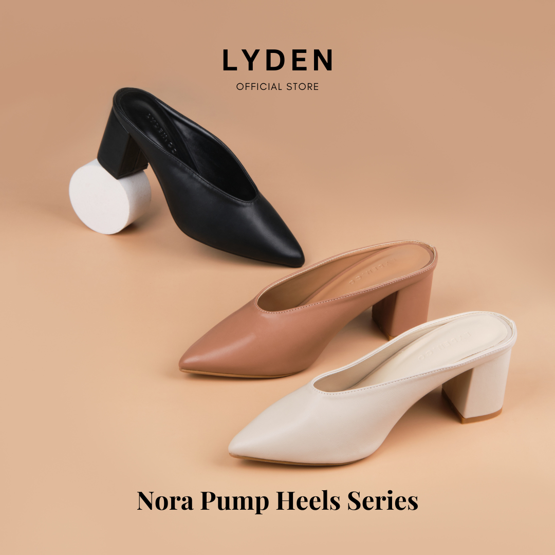 The Nora Pump Heels Series by Lyden (Malaysia cutting) - Classic Black