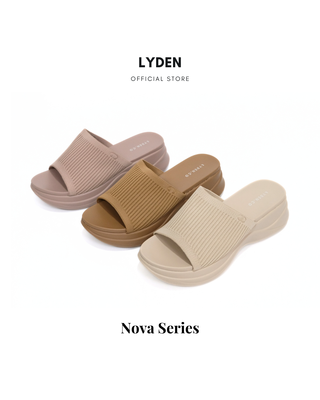 【NEW】Lyden Nova Series 5.5cm Platform Sandals - Pink