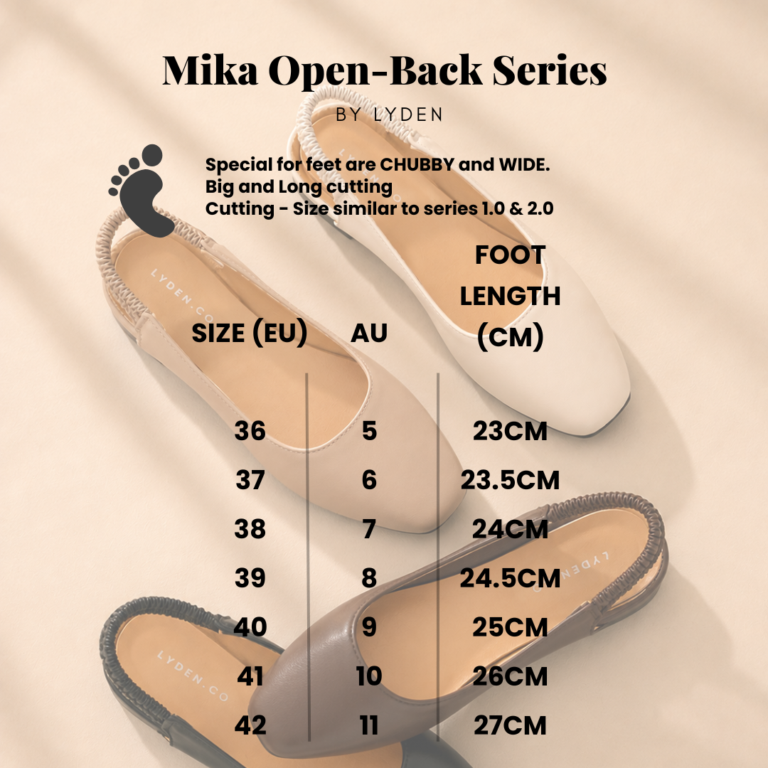 【NEW】Lyden Mika Open-Back Flats Series