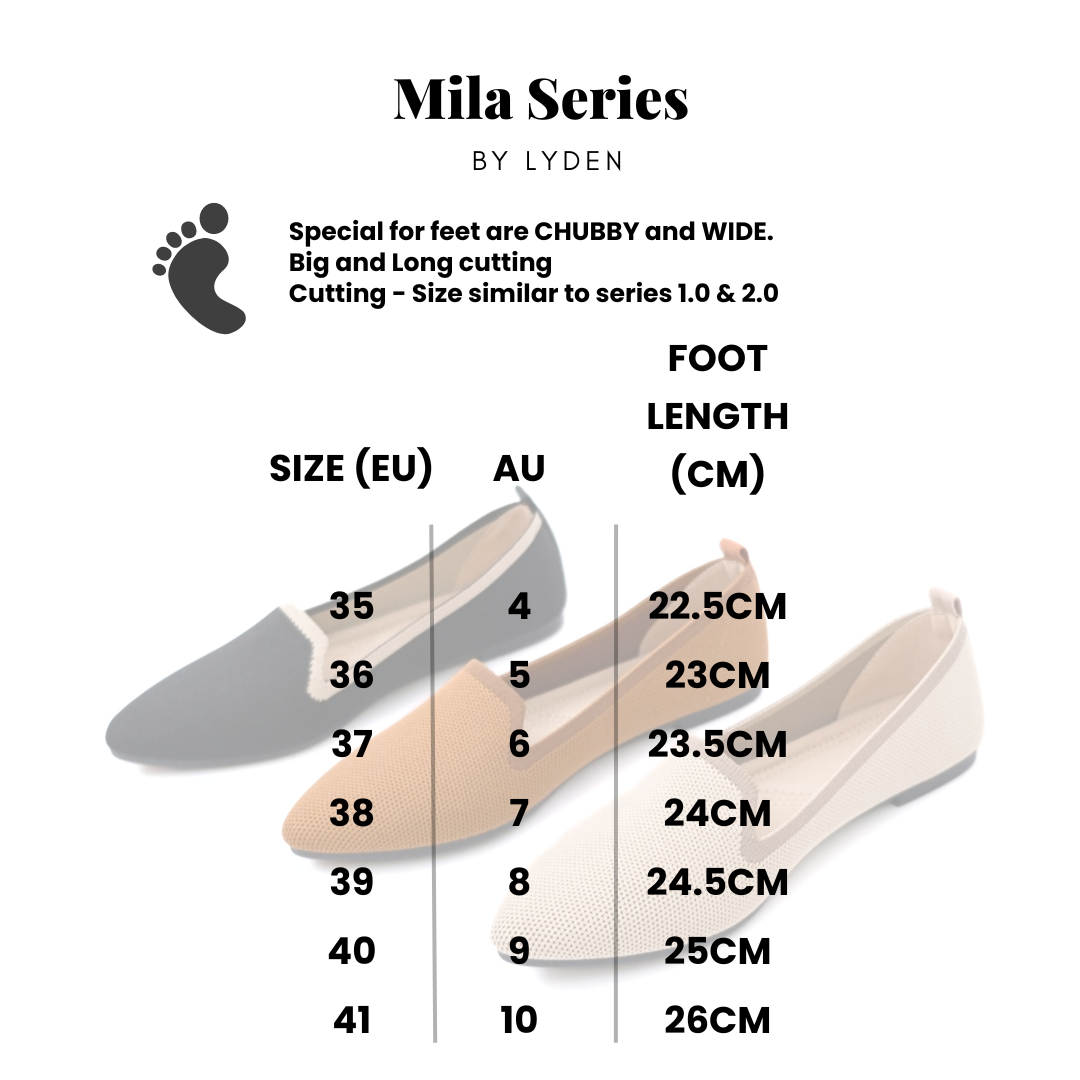【NEW】Lyden Mila Series Flats - Classic Black