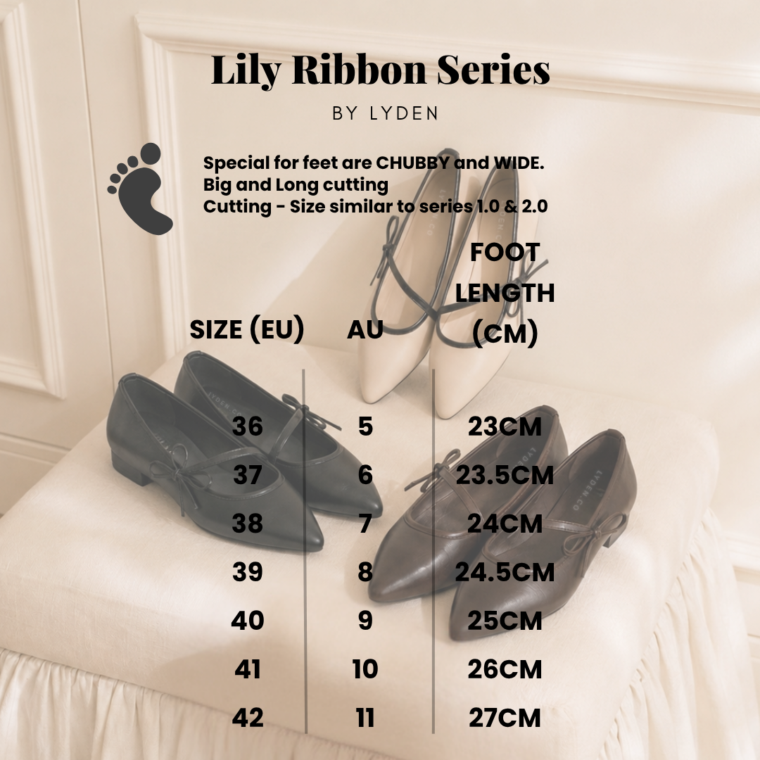 【NEW】Lyden Lily Ribbon Flats Series