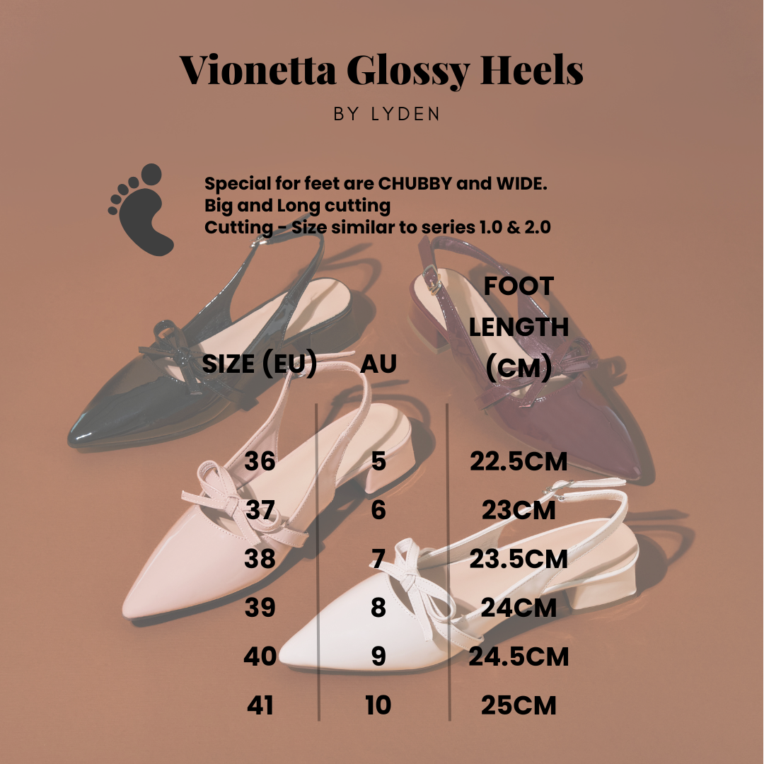 【NEW】Lyden Vionetta Glossy Series 4cm Pump Heels