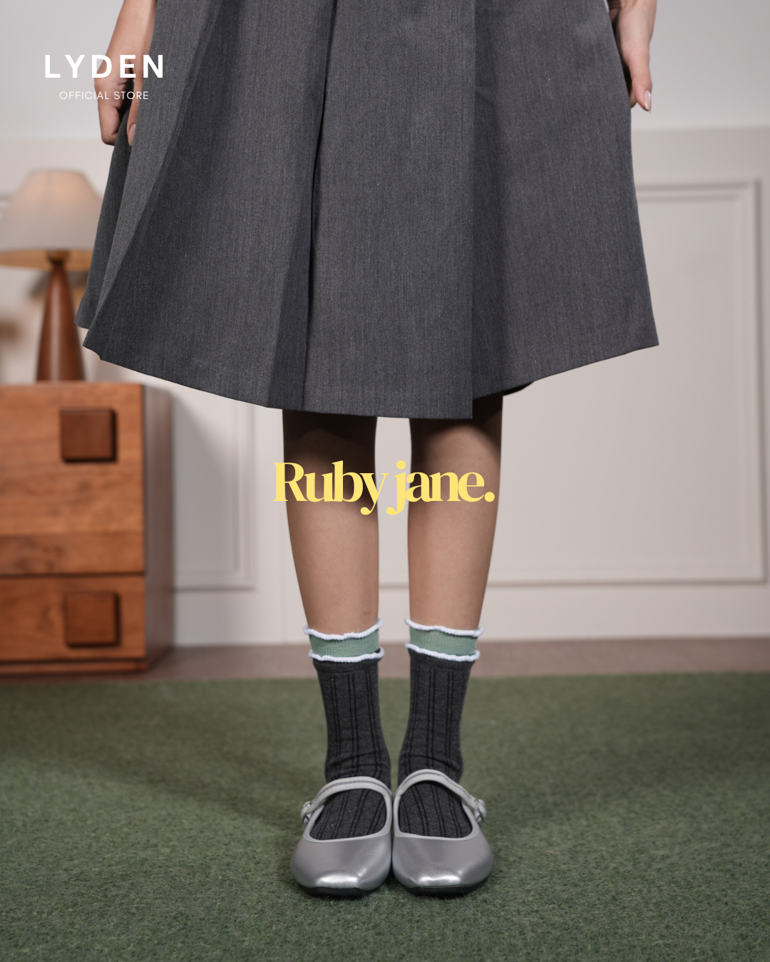 【NEW】Lyden Ruby Jane Series Flats - Beige//Brown//Grey