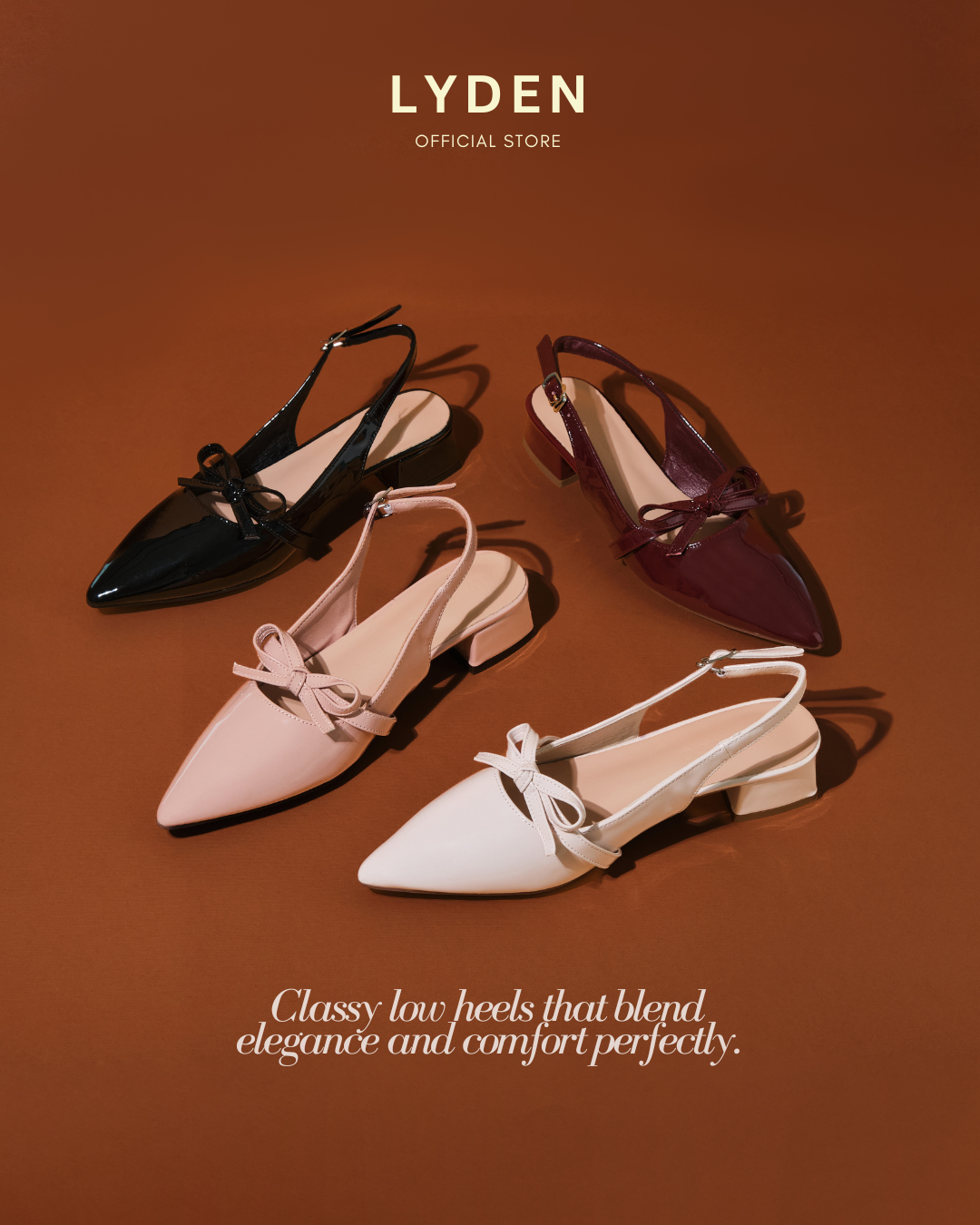 【NEW】Lyden Vionetta Glossy Series 4cm Pump Heels