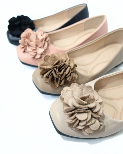 【NEW】Lyden Floral Series 1.0 Flats - Classic Black//Khaki//Pink//Beige