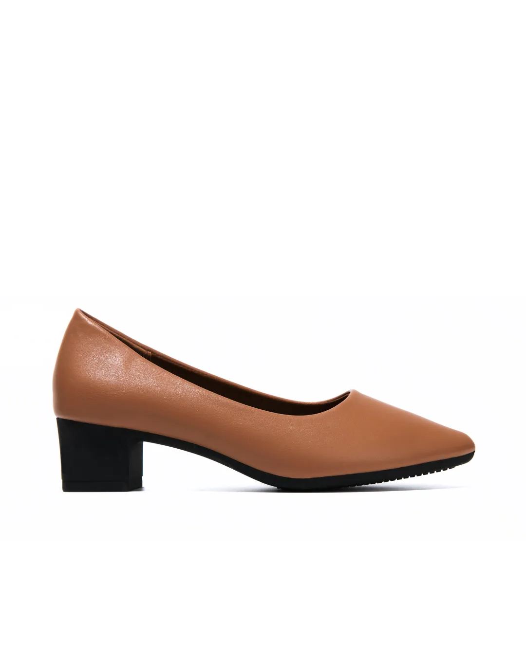 【NEW】Lyden Air-Cushioned Series 4.5cm Mid Heels - Brown