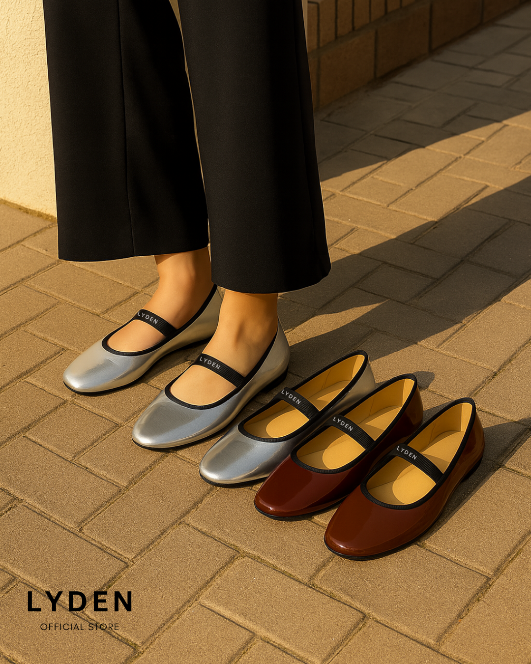 【NEW】Lyden Maya Series Flats - Beige//Silver//Brown//Maroon//Classic Black