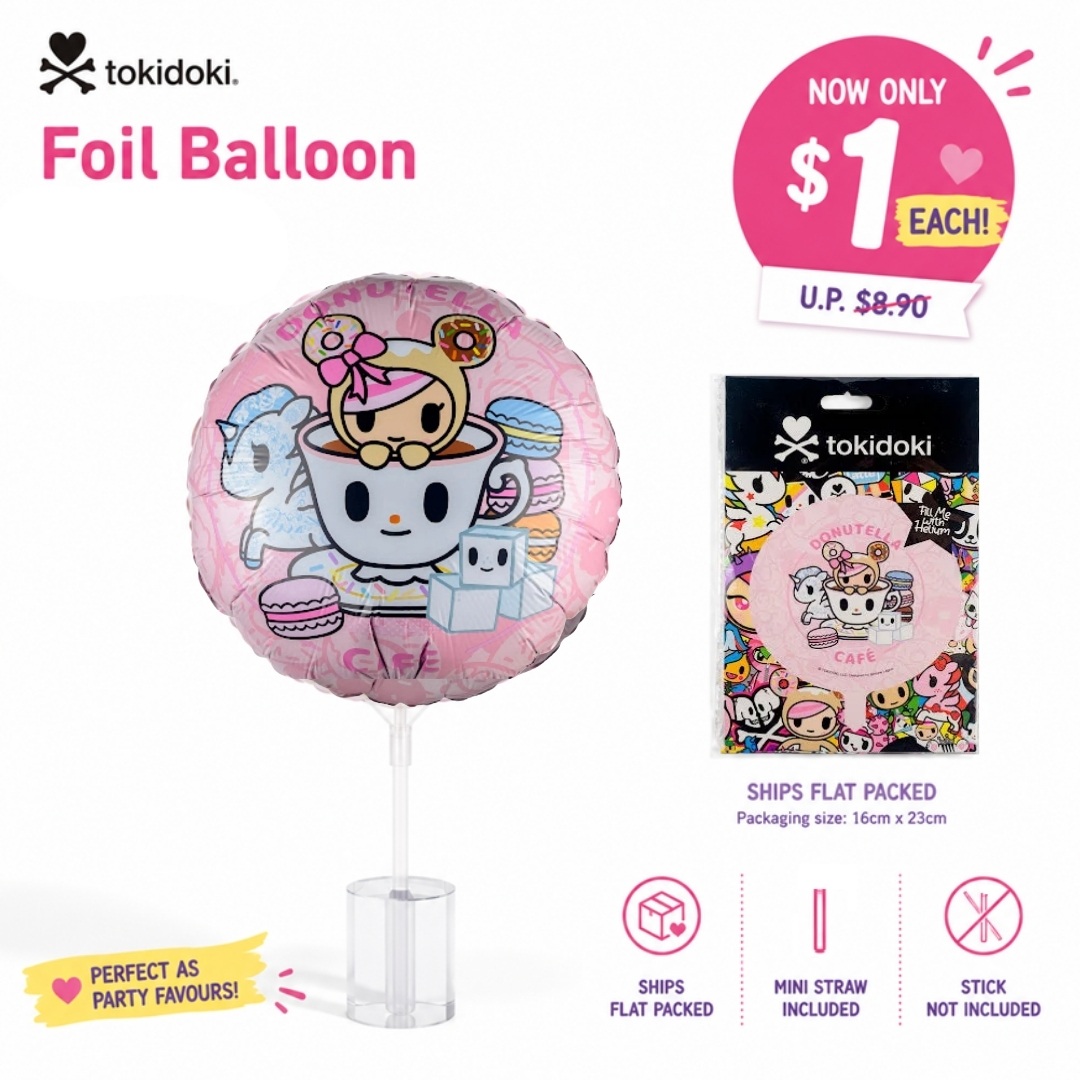 tokidoki Donutella Foil Balloon (18 inch)