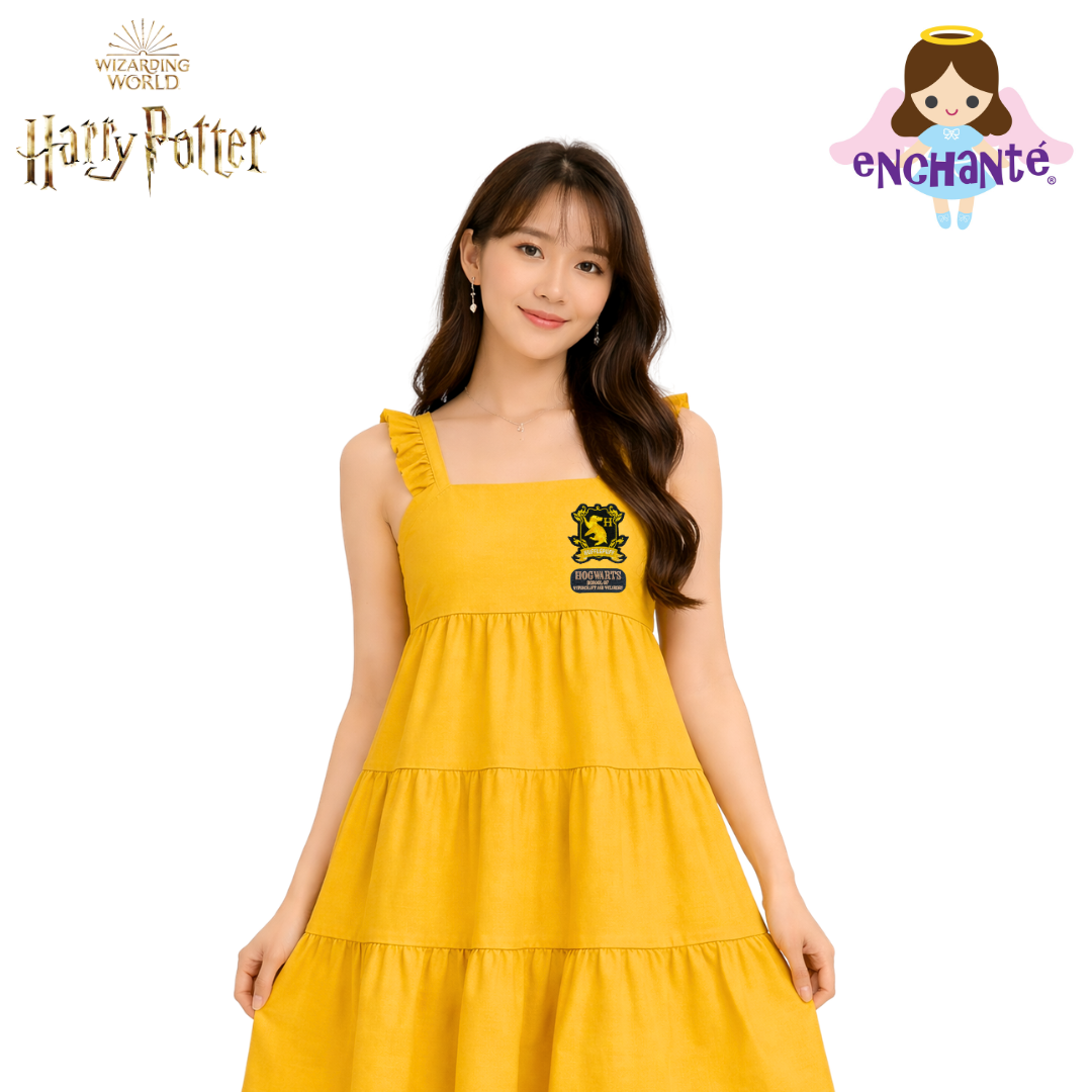 Hogwarts Hufflepuff Baby Doll Dress