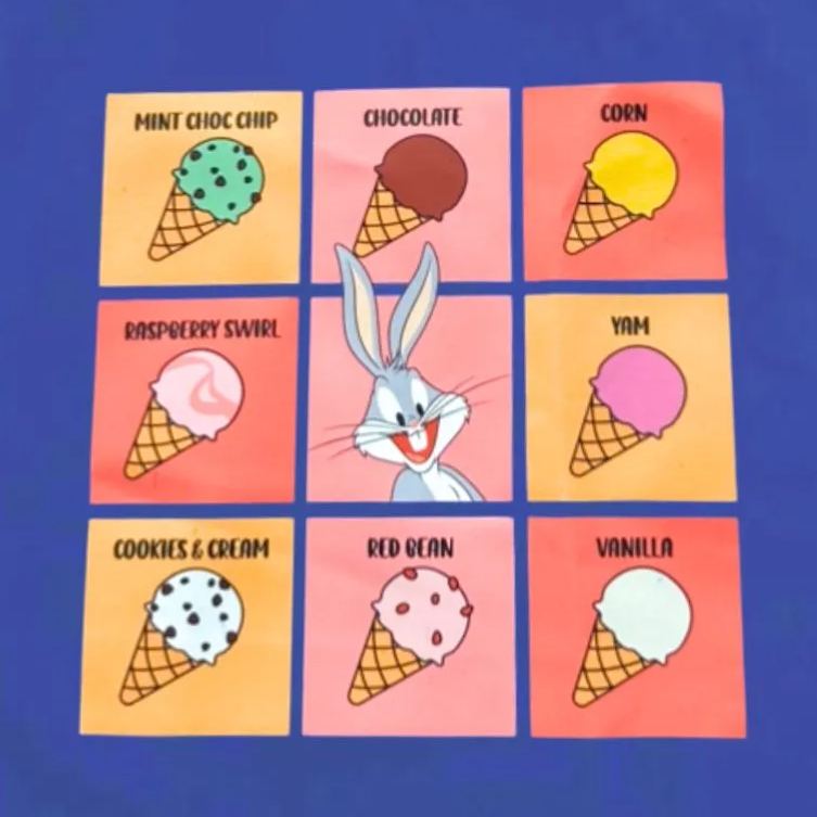 Looney Tunes Bugs Ice Cream Tote Bag