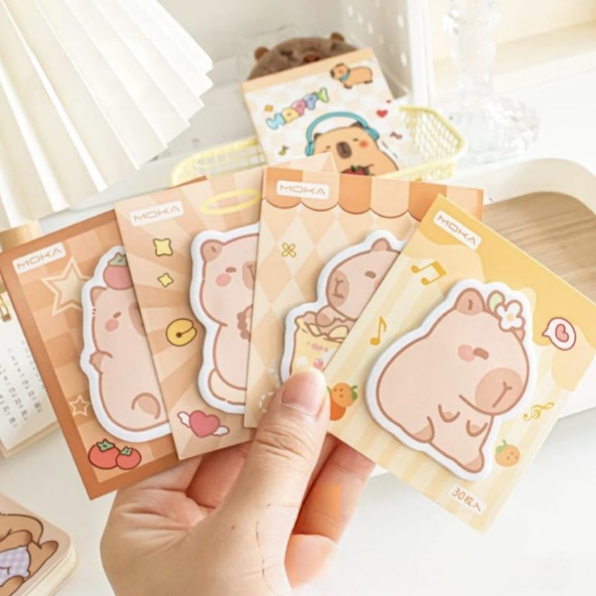 Capybara Post-it Pads (30s)