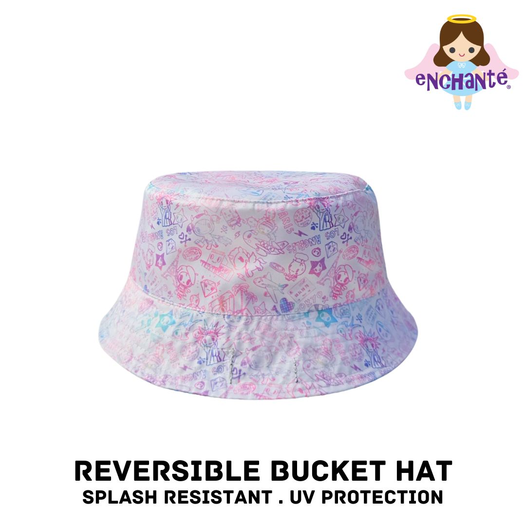 tokidoki Travels Reversible Bucket Hat