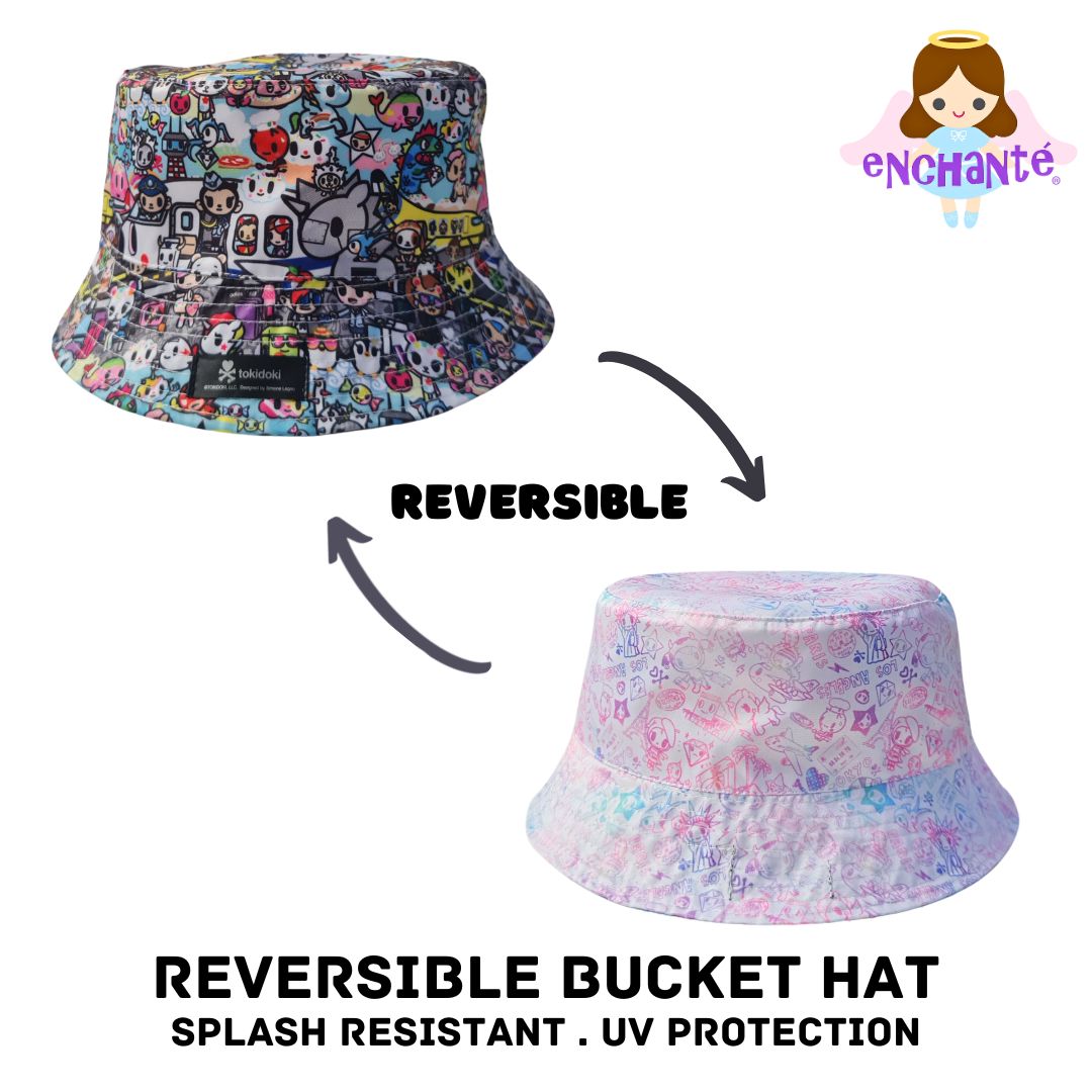 tokidoki Travels Reversible Bucket Hat