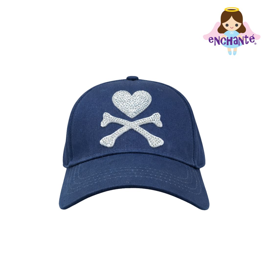 tokidoki Logo Rhinestone Cap (Navy)