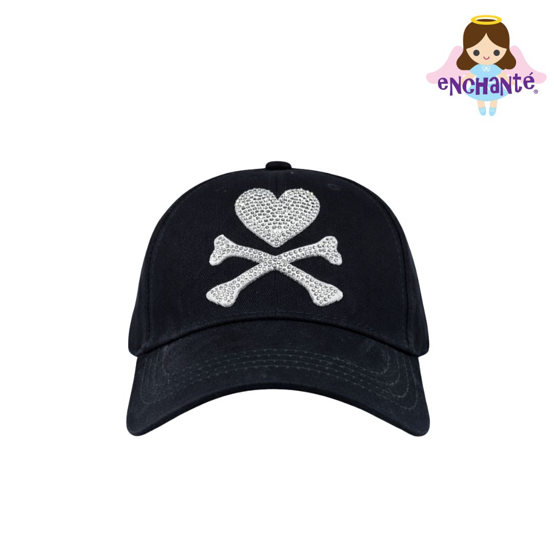 tokidoki Logo Rhinestone Cap (Black)