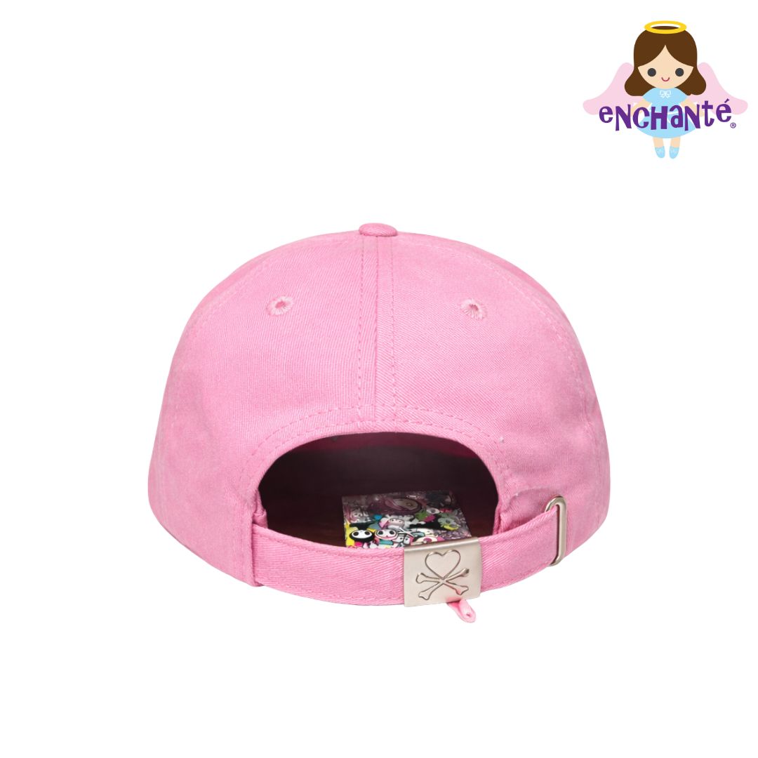 tokidoki Logo Rhinestone Cap (Pink)