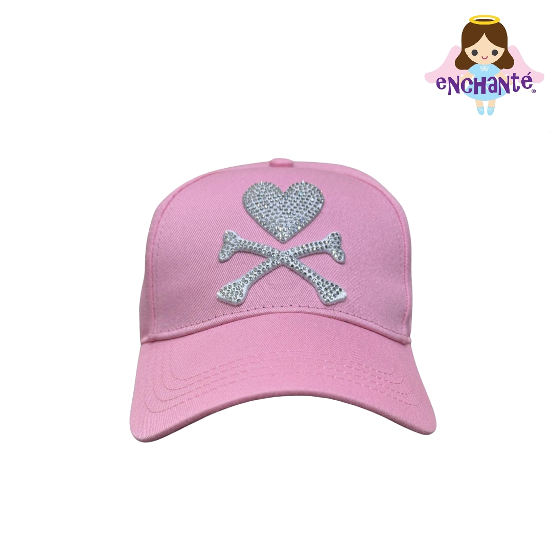 tokidoki Logo Rhinestone Cap (Pink)