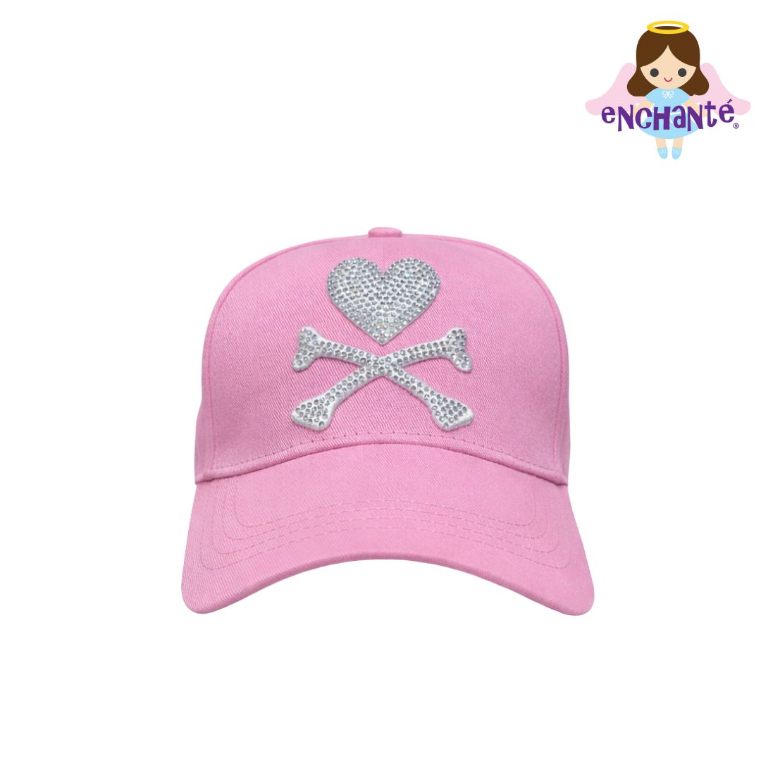 tokidoki Logo Rhinestone Cap (Pink)