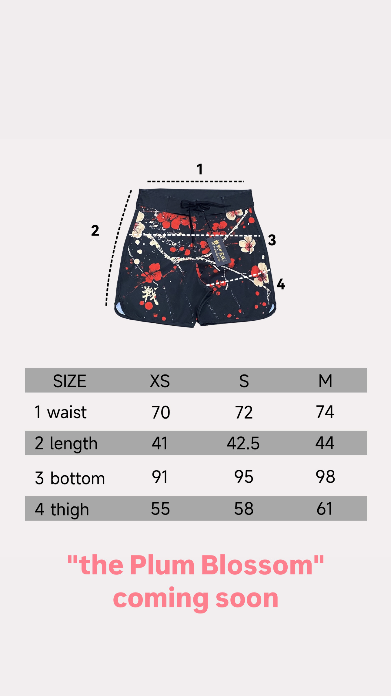 战神·赵师 "Plum Blossom" Boardshorts Men's Physique MP188