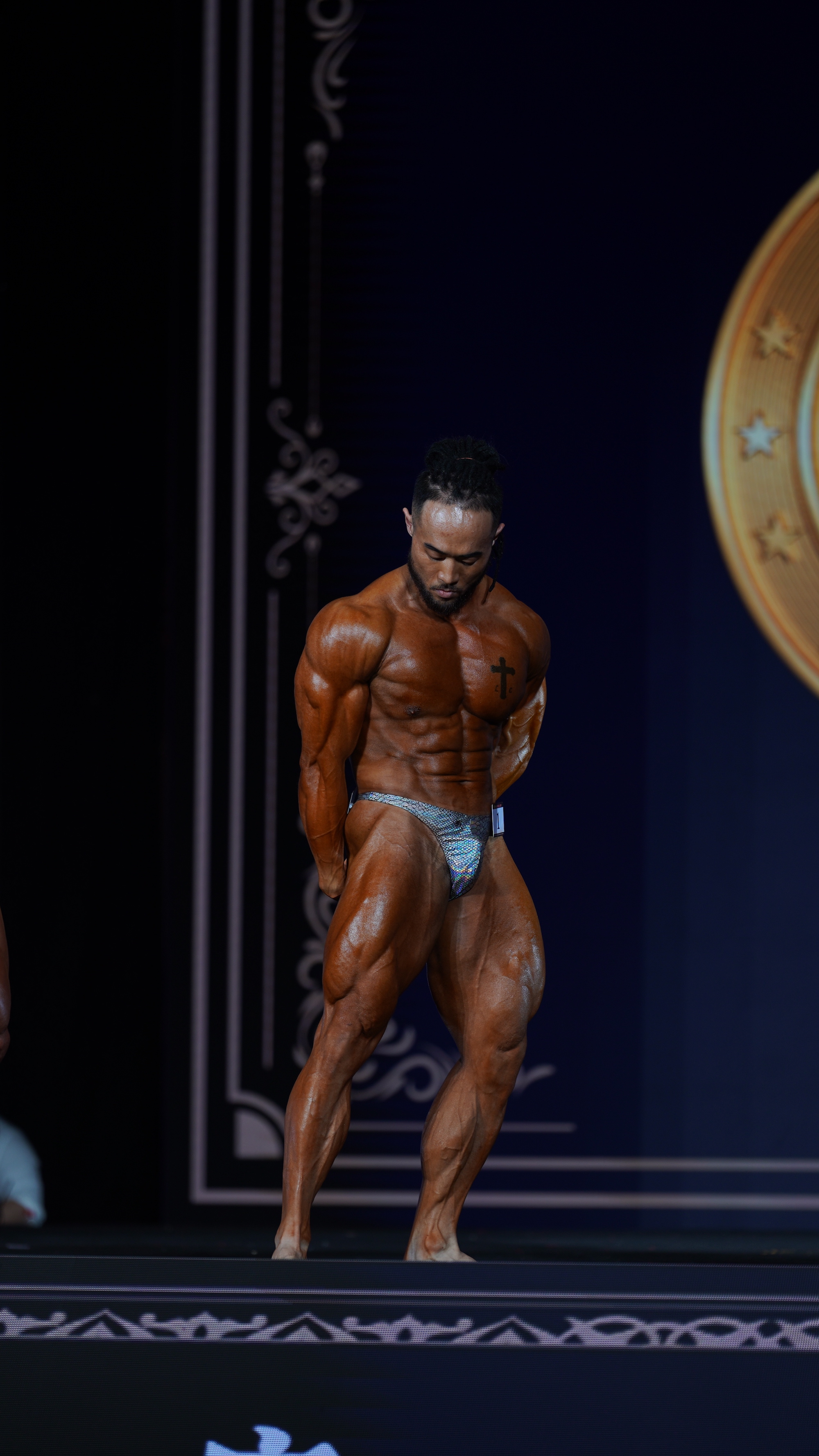 BB-SP "Silver Python" Posing Trunk for Bodybuilding by ProSuits Yanwei Wang