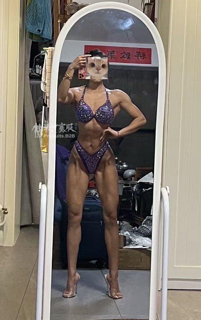 BK6-064 Competition Bikini Custom-Made Elite Underwire ProSuits Yining Zhao