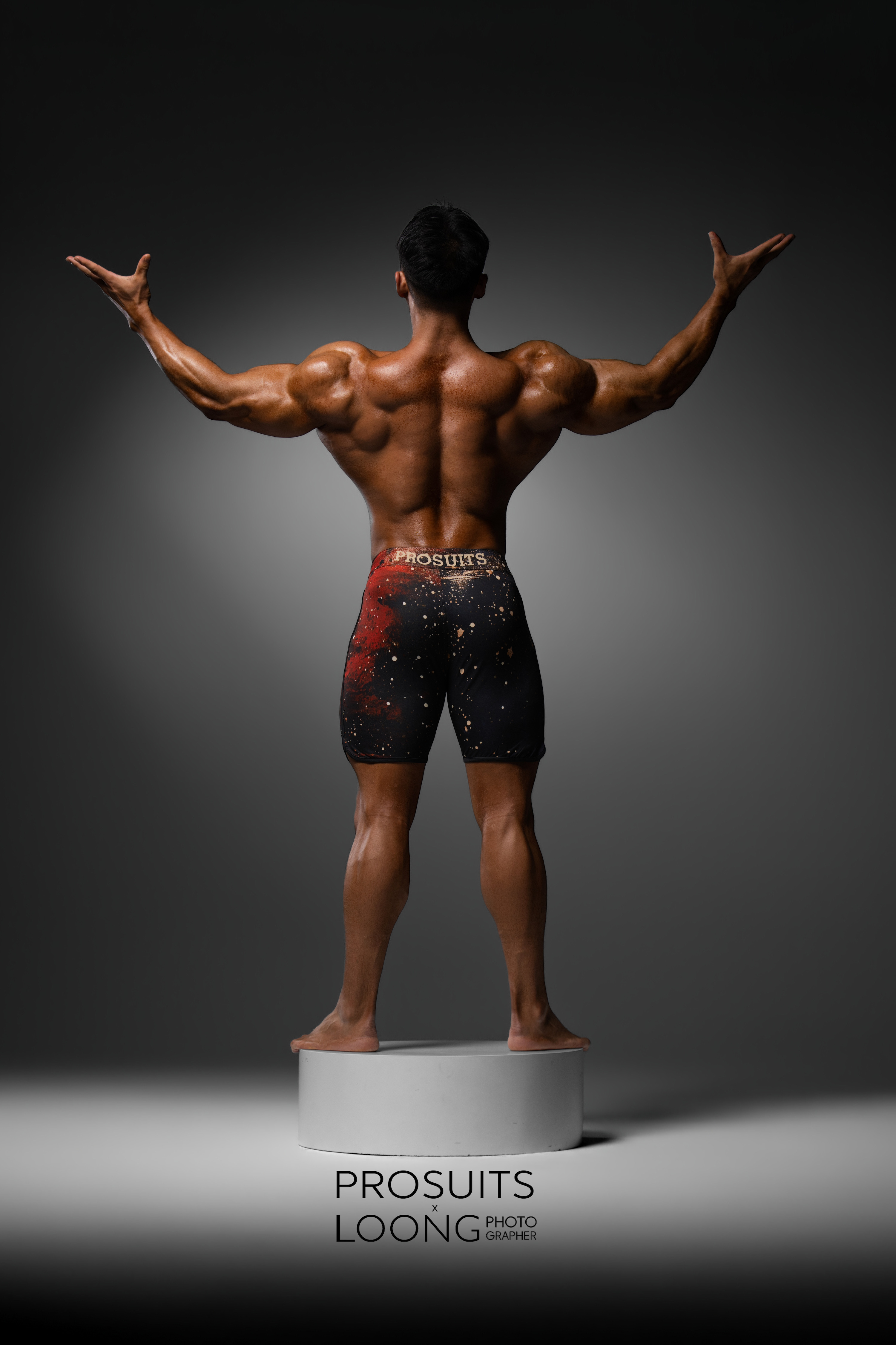 MP190 "The Galaxy" Boardshorts SML for Men's Physique ProSuits Heng Zhao