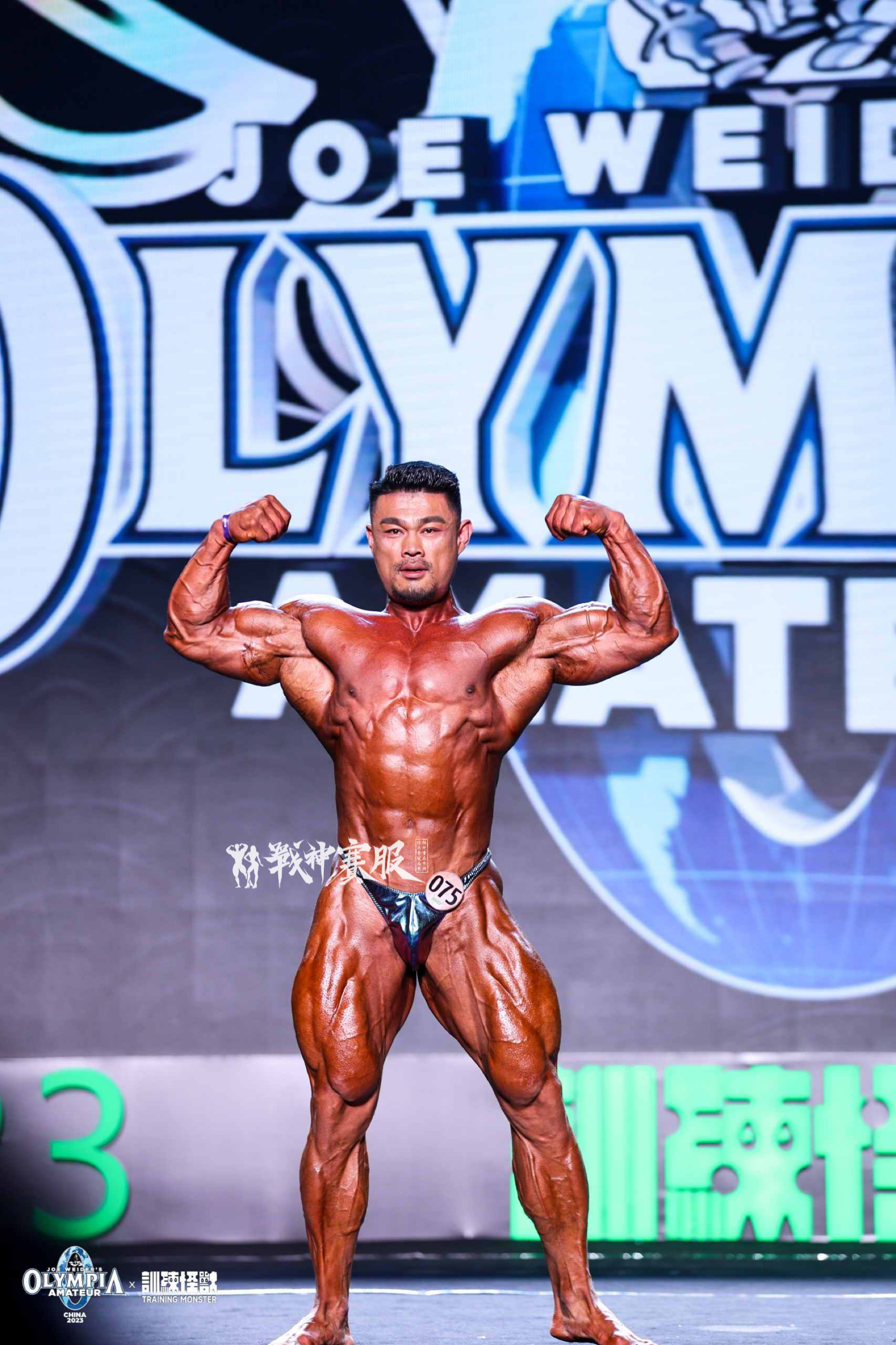 BB-K10 "Blueviolet" Posing Trunk for Bodybuilding ProSuits Chenglong Shen
