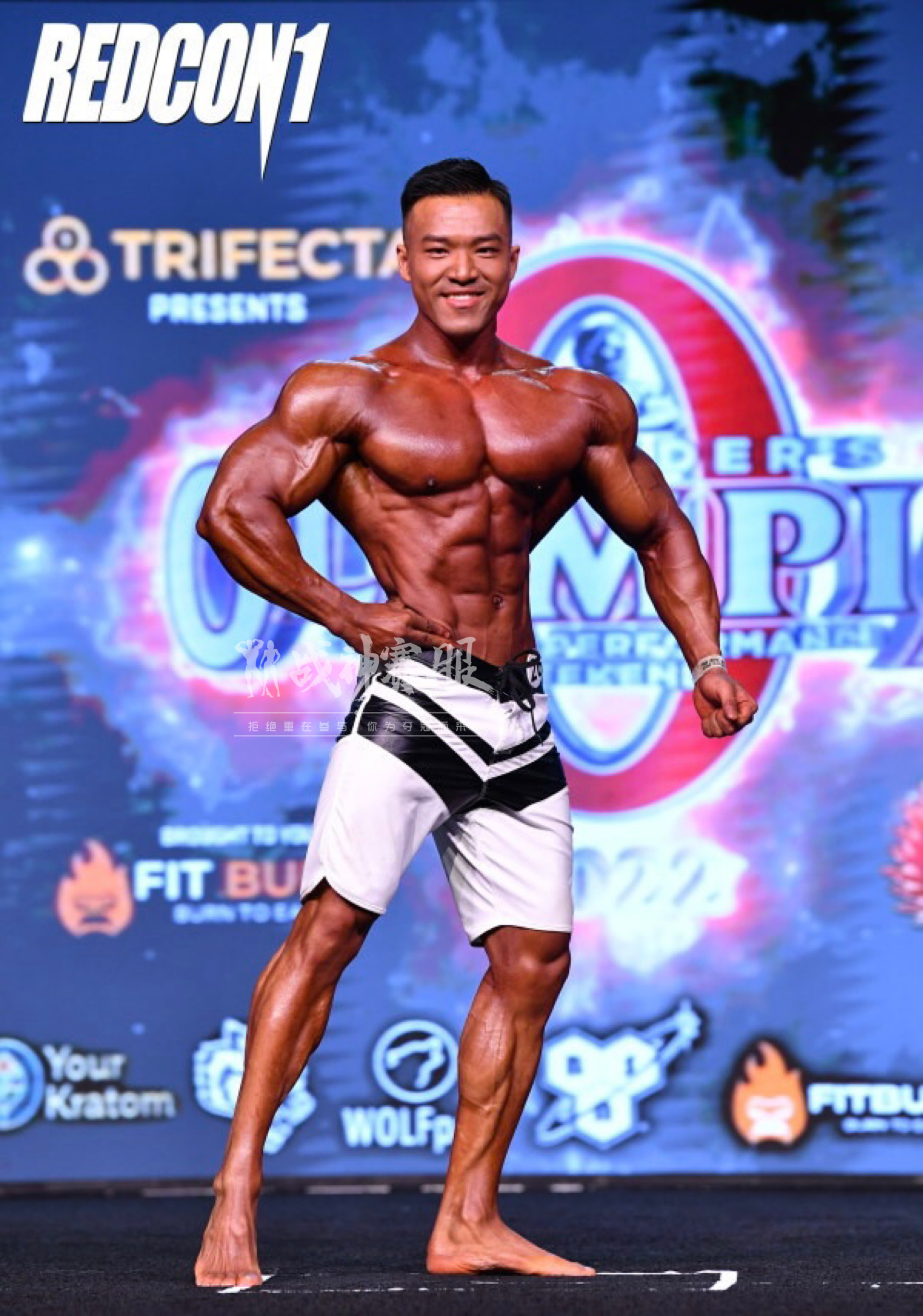 MP006 Boardshorts Custom-Made for Men's Physique ProSuits Juxian He