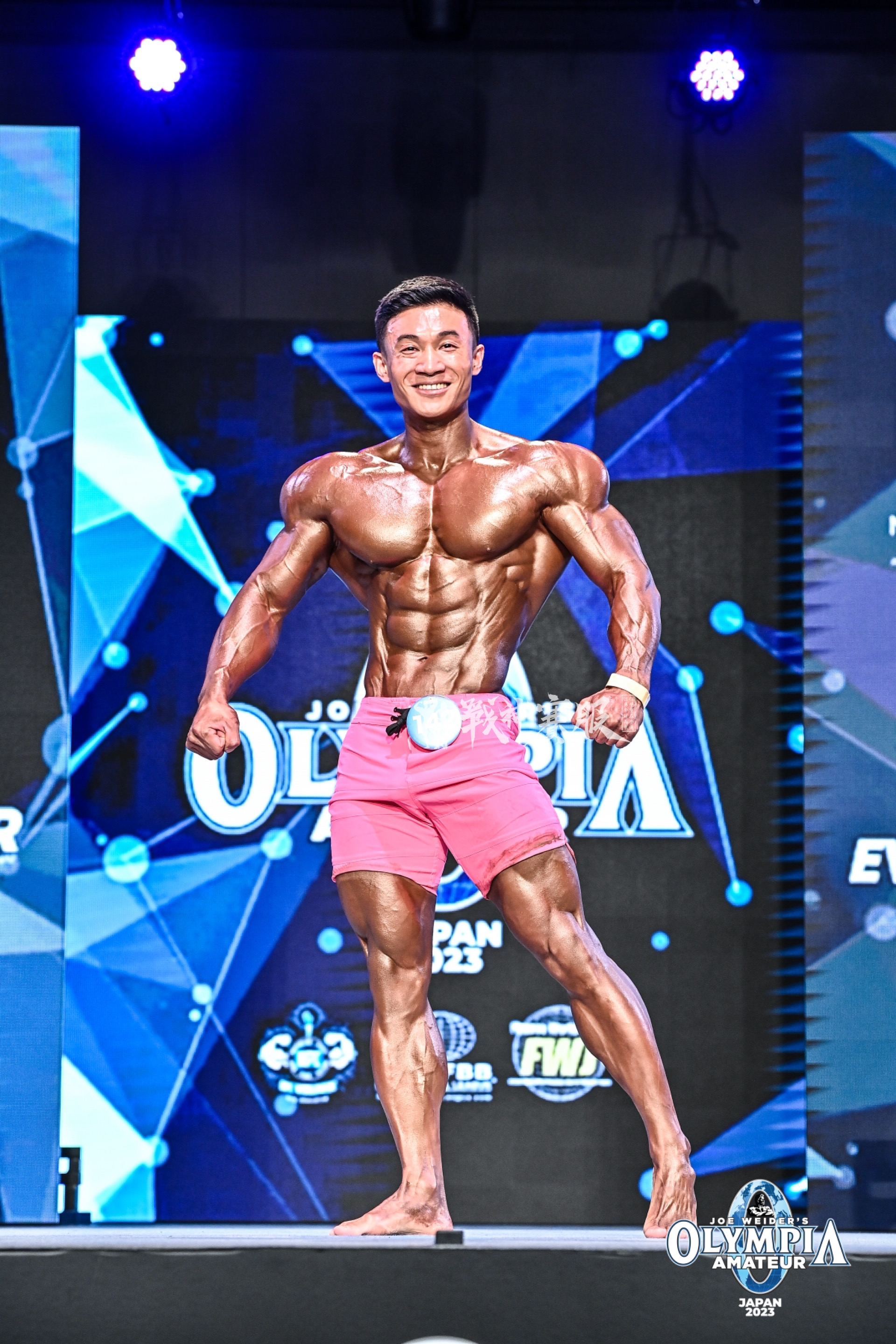 MP054 Boardshorts Custom-Made for Men's Physique ProSuits Xingwang Yang