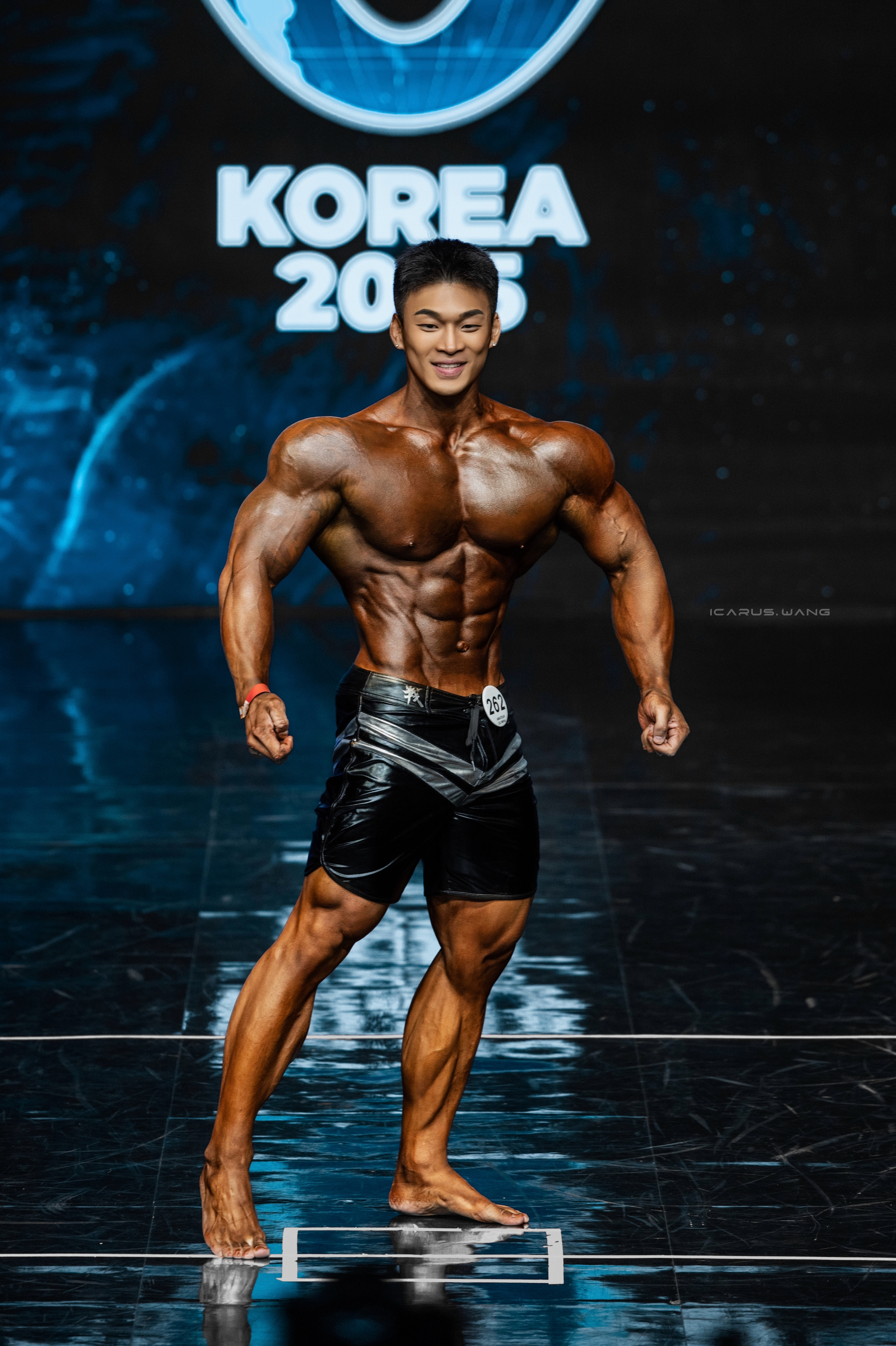 MP183 Boardshorts Custom-Made for Men's Physique ProSuits Xiaokang Wang