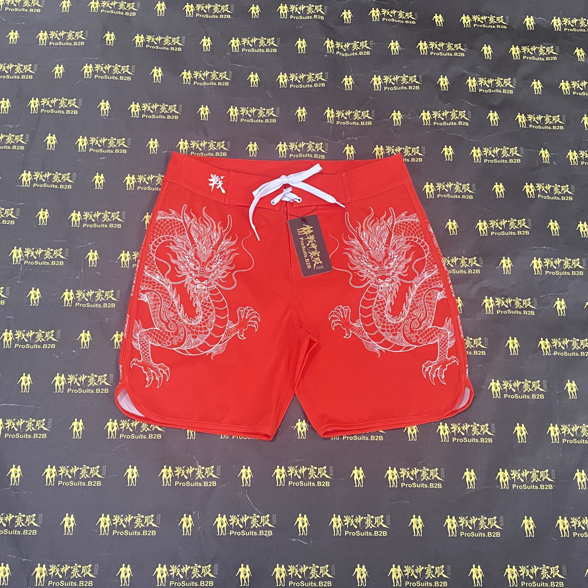 MP185 “Dragons” Boardshorts for Men's Physique by ProSuits