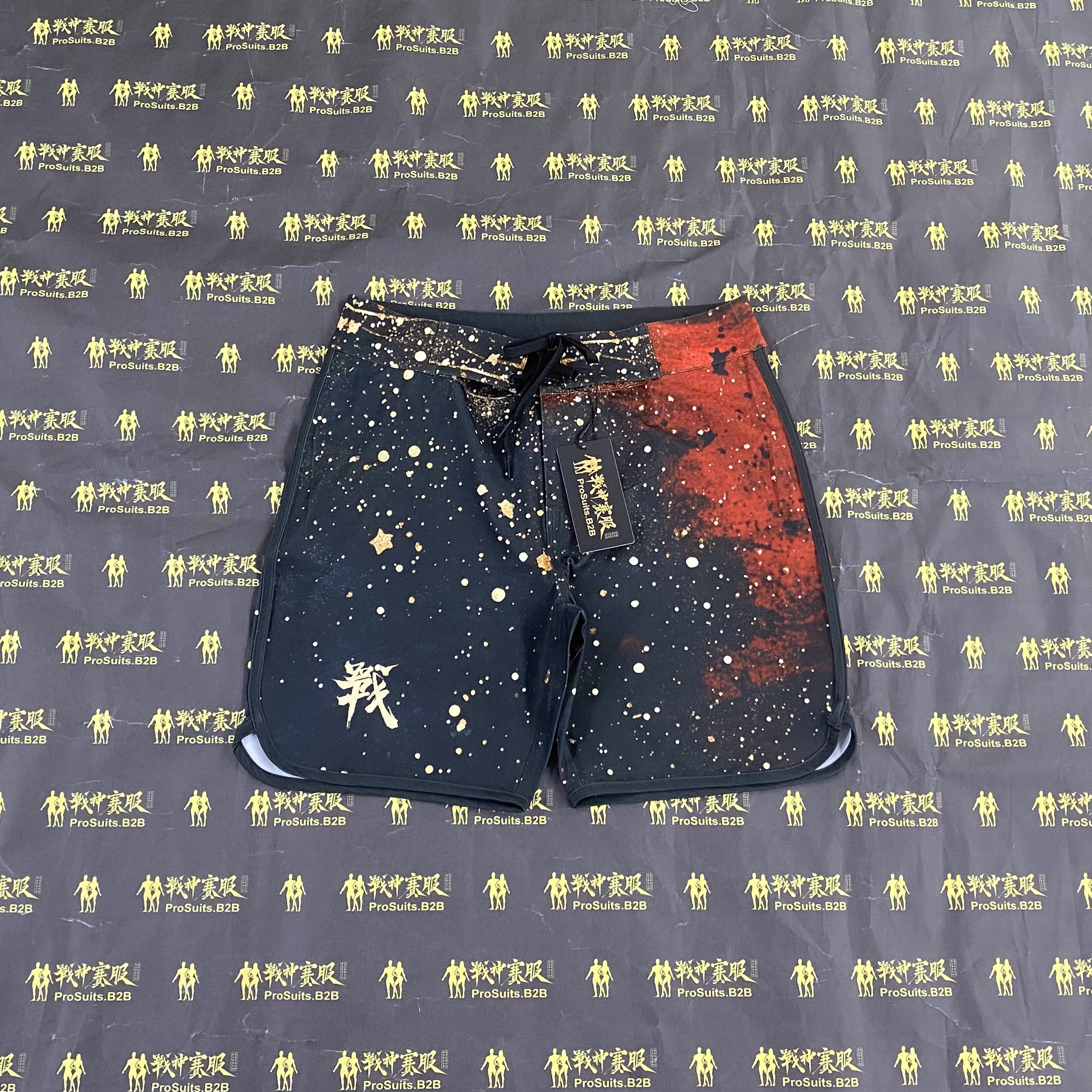 MP190 "The Galaxy" Boardshorts for Men's Physique ProSuits Heng Zhao