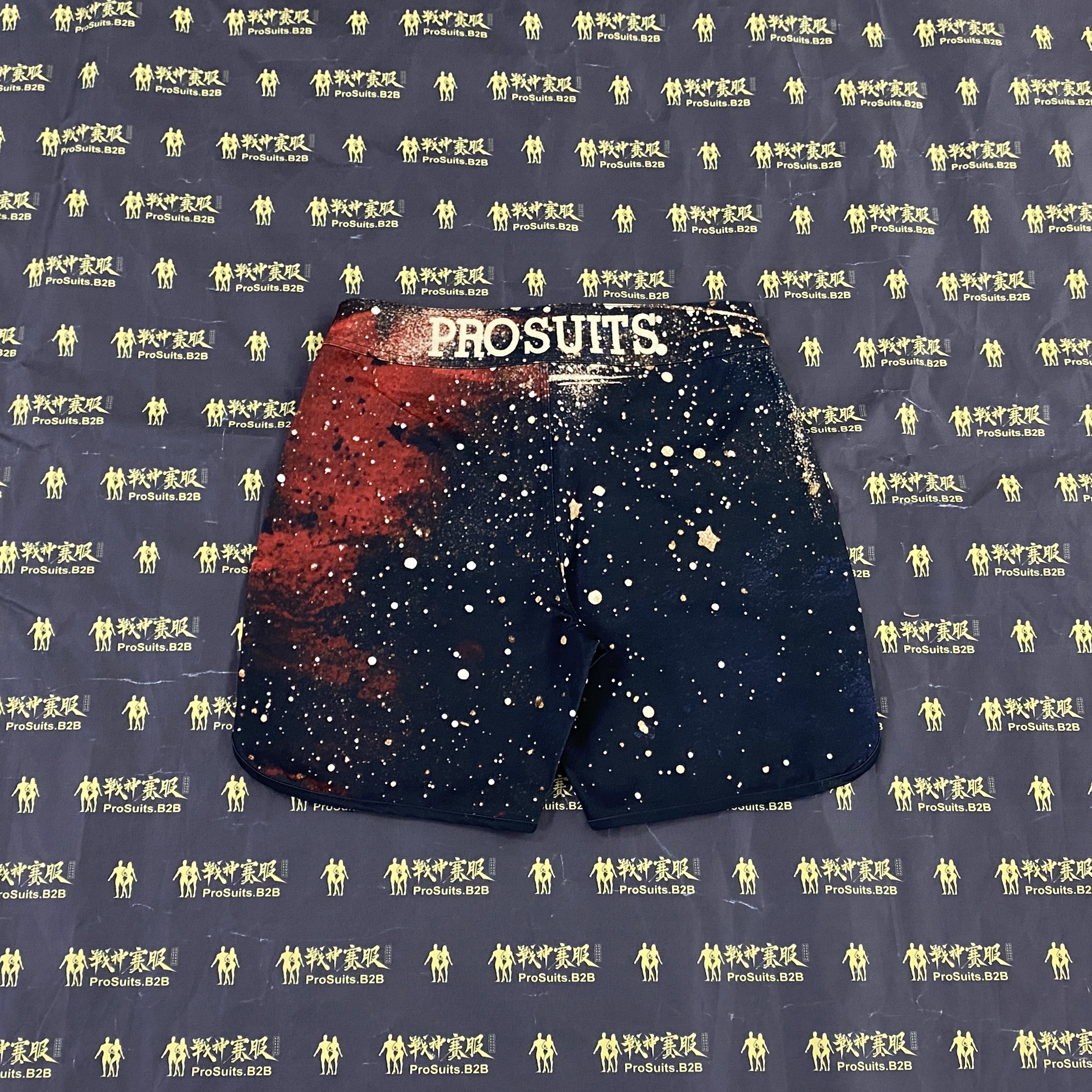 MP190 "The Galaxy" Boardshorts for Men's Physique ProSuits Heng Zhao