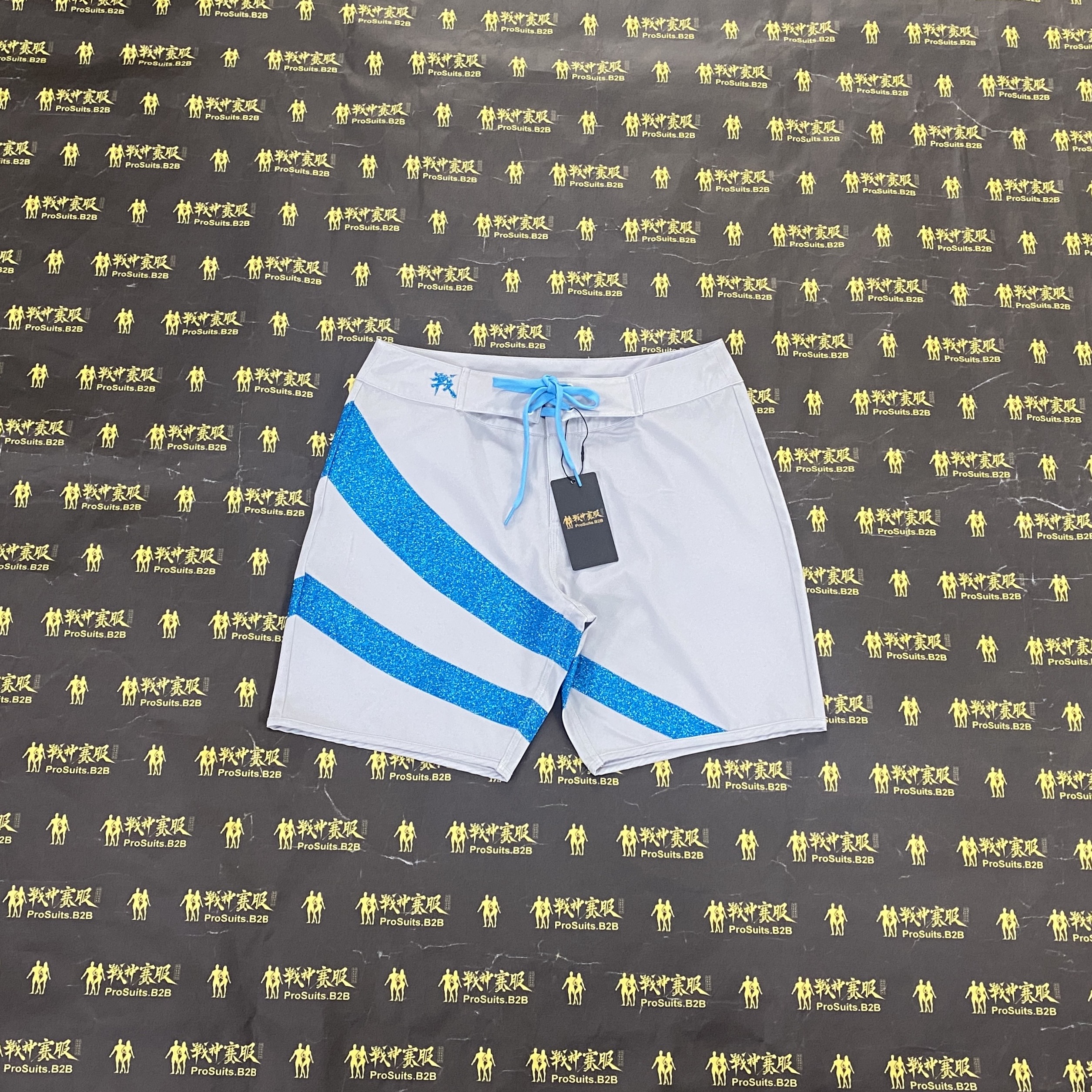 MP204 "Juxian Bling 2" Boardshorts for Men's Physique by ProSuits