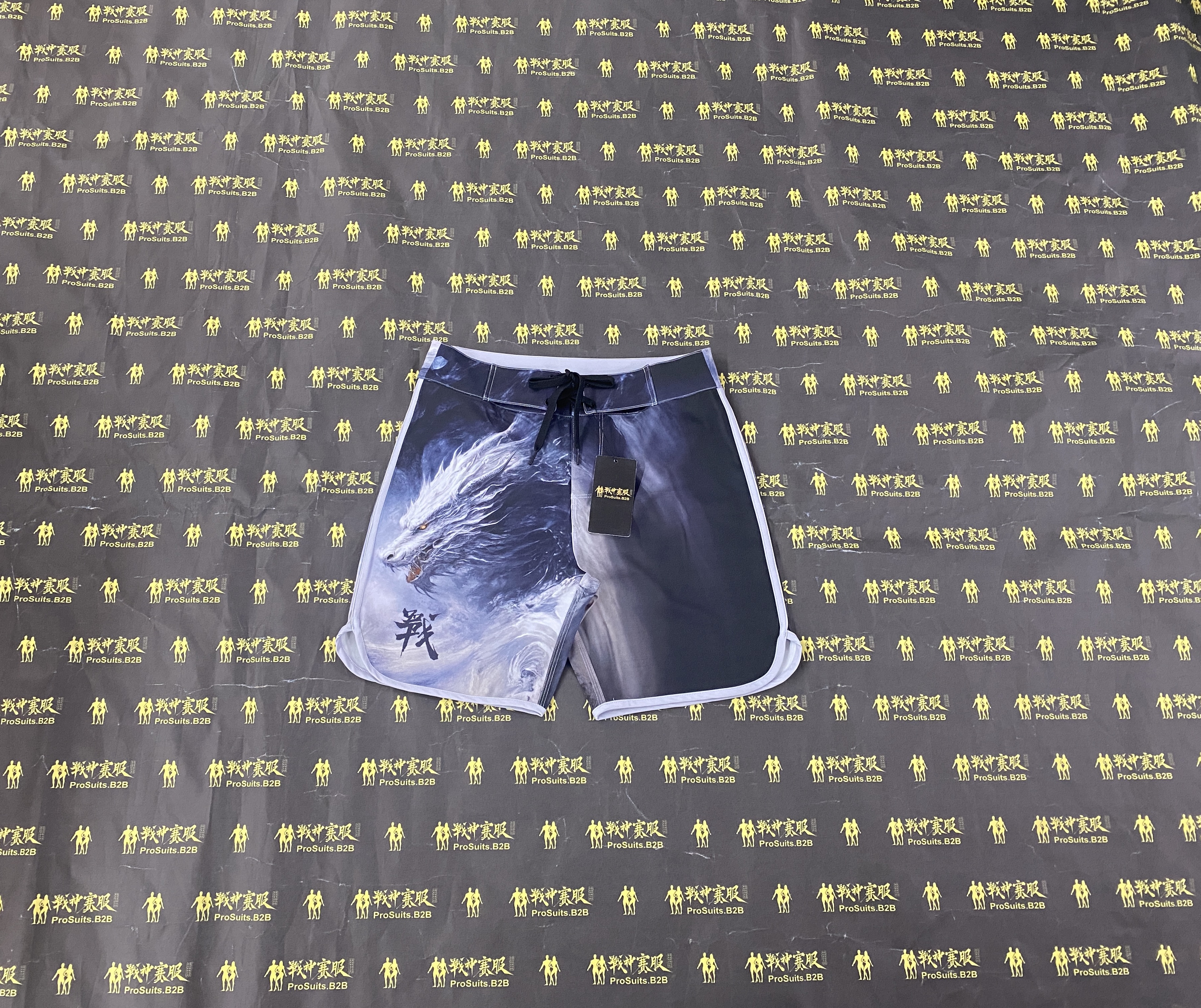 MP192 "Dragon Slayer" Boardshorts SML for Men's Physique ProSuits Kai Rui