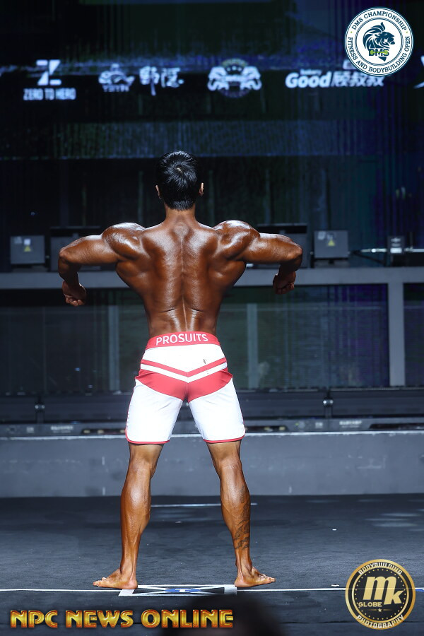 MP172 Boardshorts Custom-Made for Men's Physique ProSuits Yiqu Huang