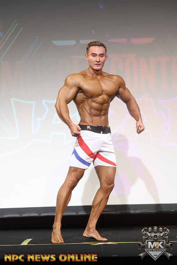 MP180 Boardshorts Custom-Made for Men's Physique ProSuits Bing Han