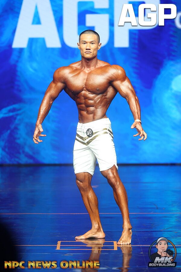 MP140 "O11" Boardshorts Custom-Made for Men's Physique ProSuits Juxian He