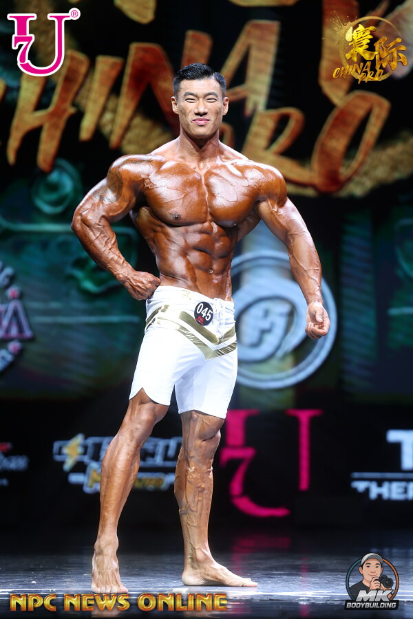 MP140 "O11" Boardshorts Custom-Made for Men's Physique ProSuits Juxian He