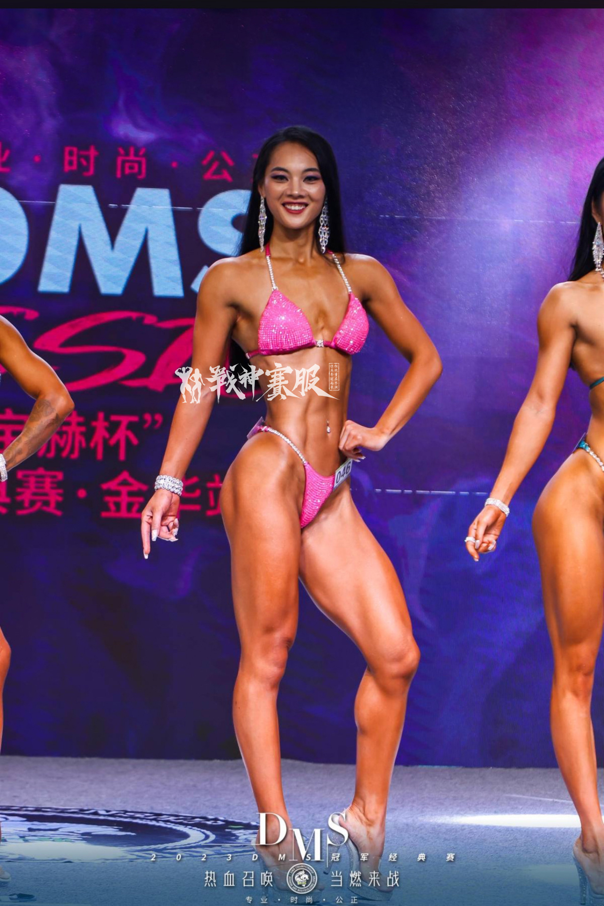 BK1-053 Competition Bikini Custom-Made for Bikini and Wellness ProSuits Joanne Khoo