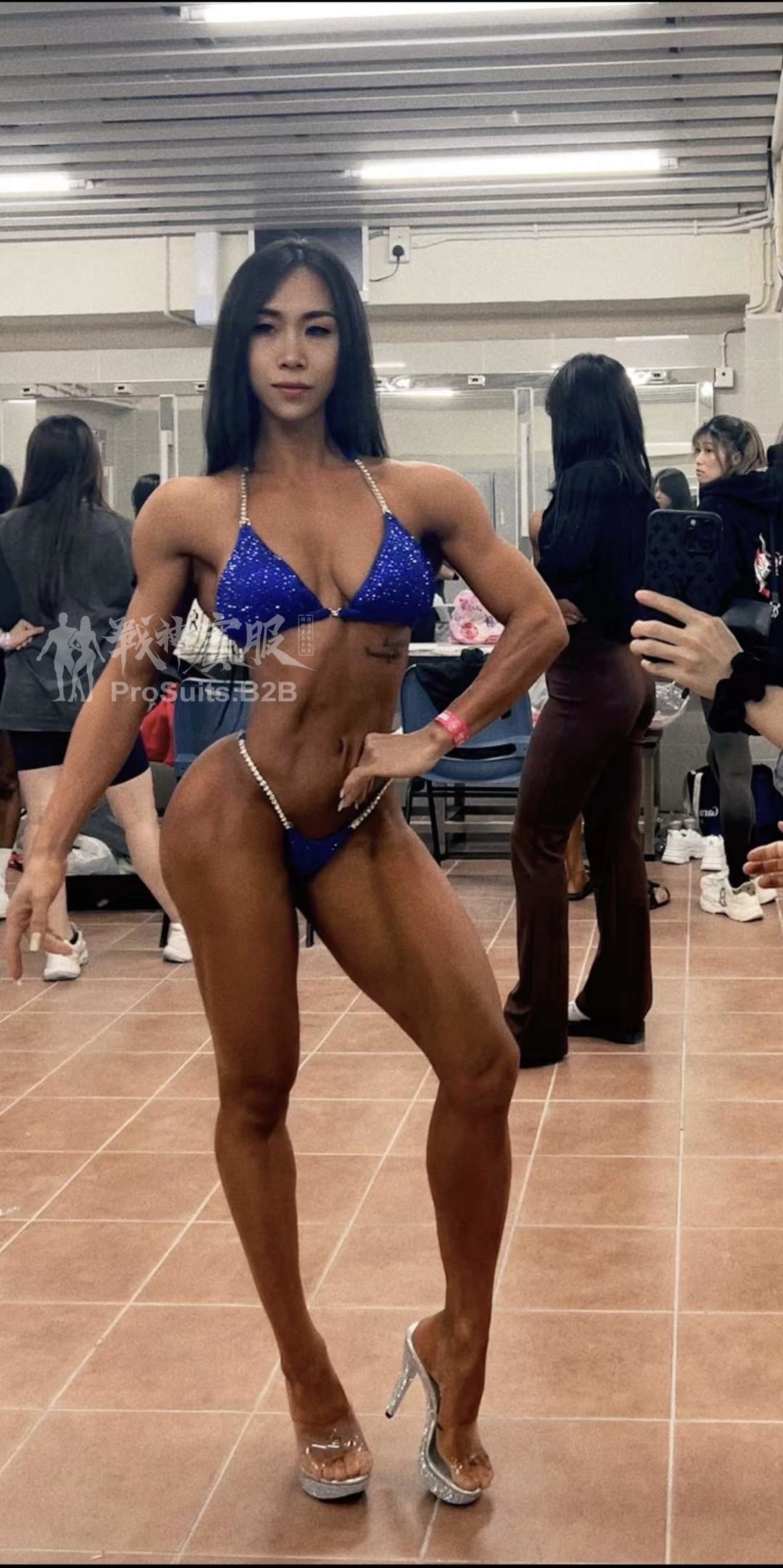 BK1-026 Competition Bikini Custom-Made for Bikini and Wellness ProSuits  Lenge Kotze