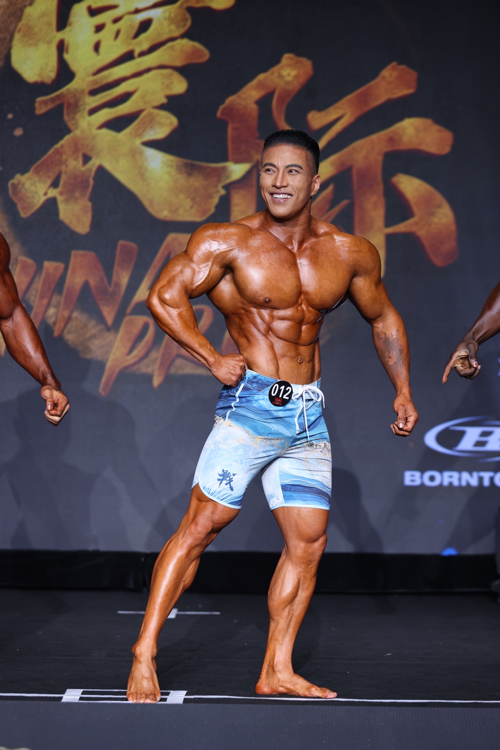 【Pre-Order】战神·赵师 "Ocean Star" Boardshorts Men's Physique MP189