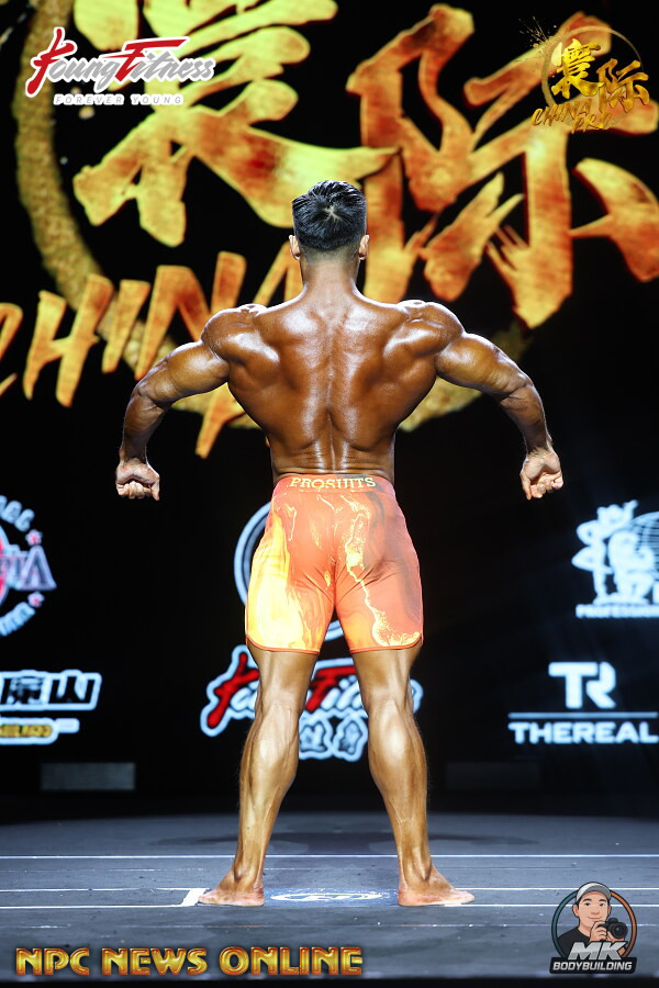 MP187 "Battle Fire" Boardshorts SML for Men's Physique ProSuits Heng Zhao