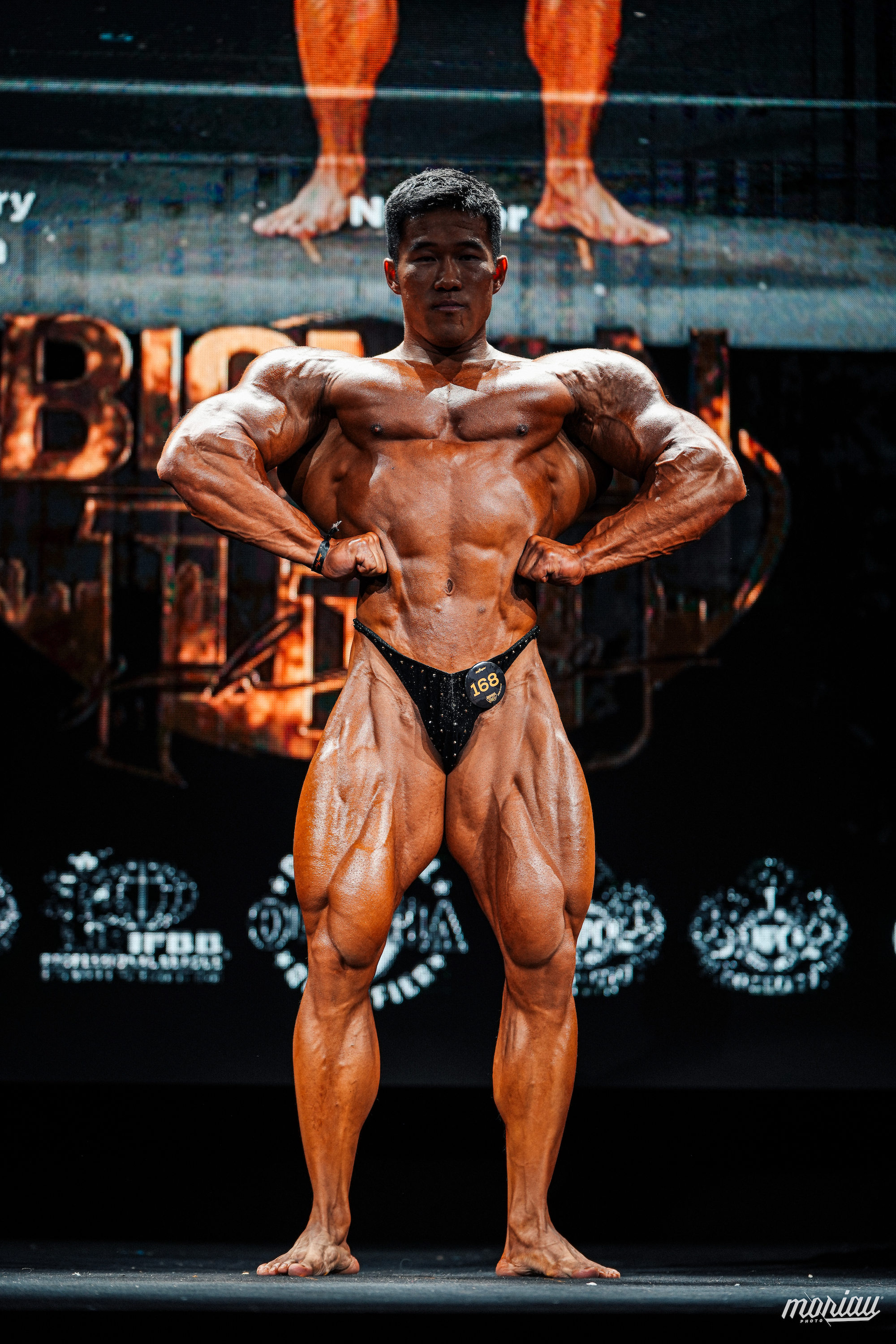 BB-RS "Rhinestones" Posing Trunk for Bodybuilding ProSuits Kai Tian