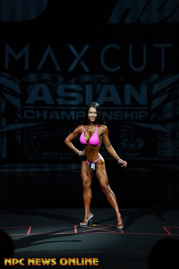 FM-NP “Neon Pink” Competition Bikini Custom-Made for Fit Model by ProSuits