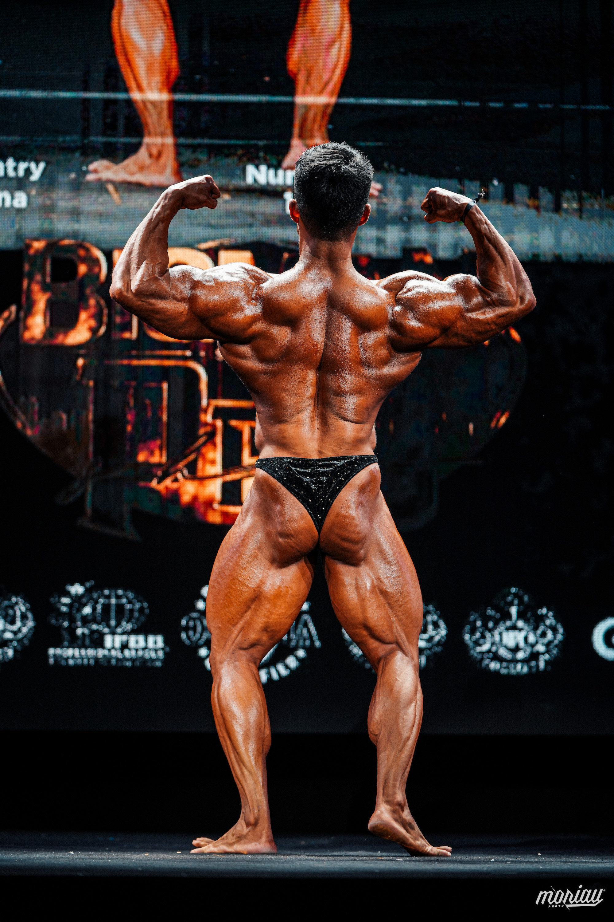 BB-RS "Rhinestones" Posing Trunk for Bodybuilding ProSuits Kai Tian