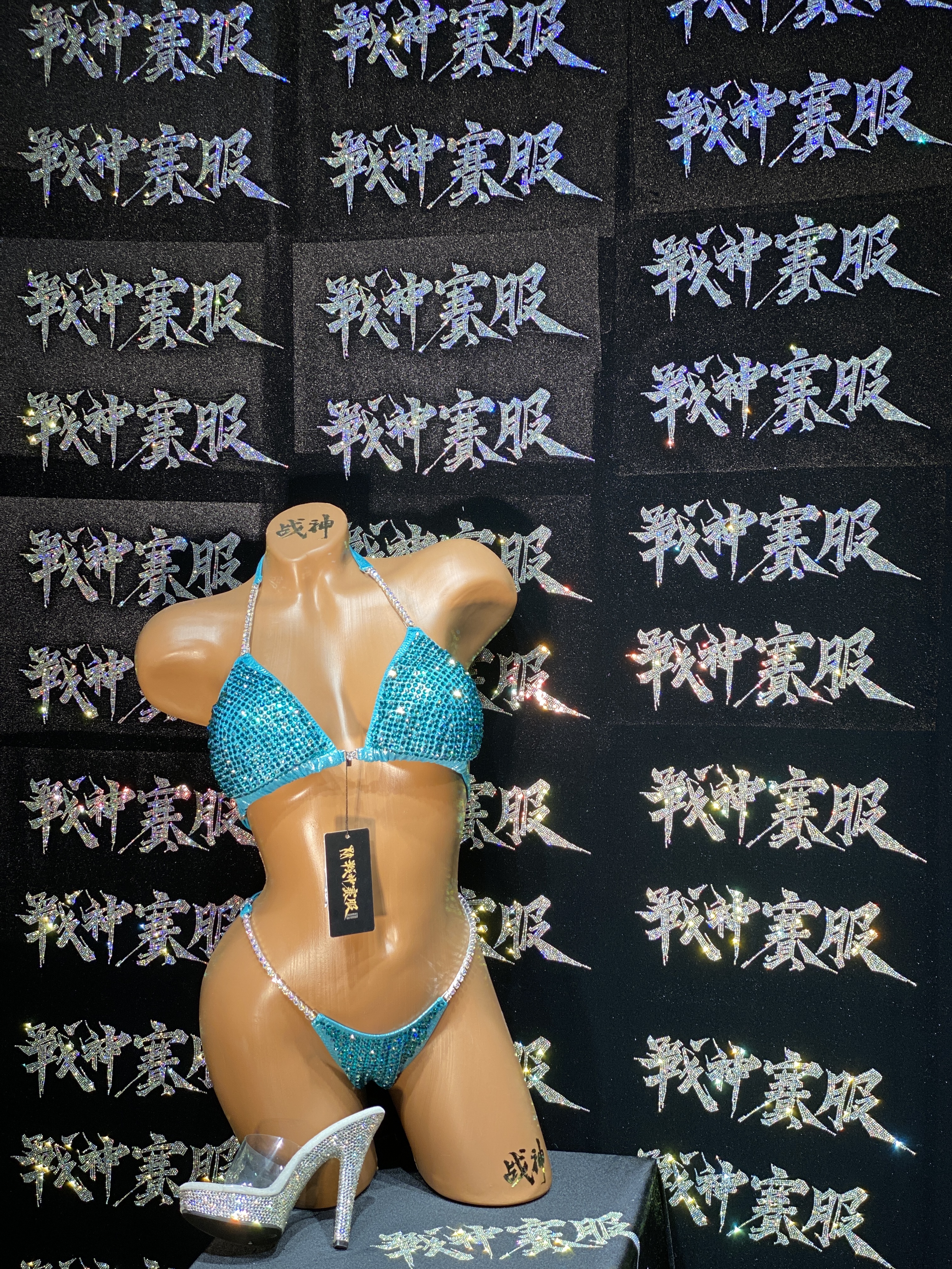 BK2-035 Competition Bikini Custom-Made for Bikini and Wellness ProSuits Yanyan Liu