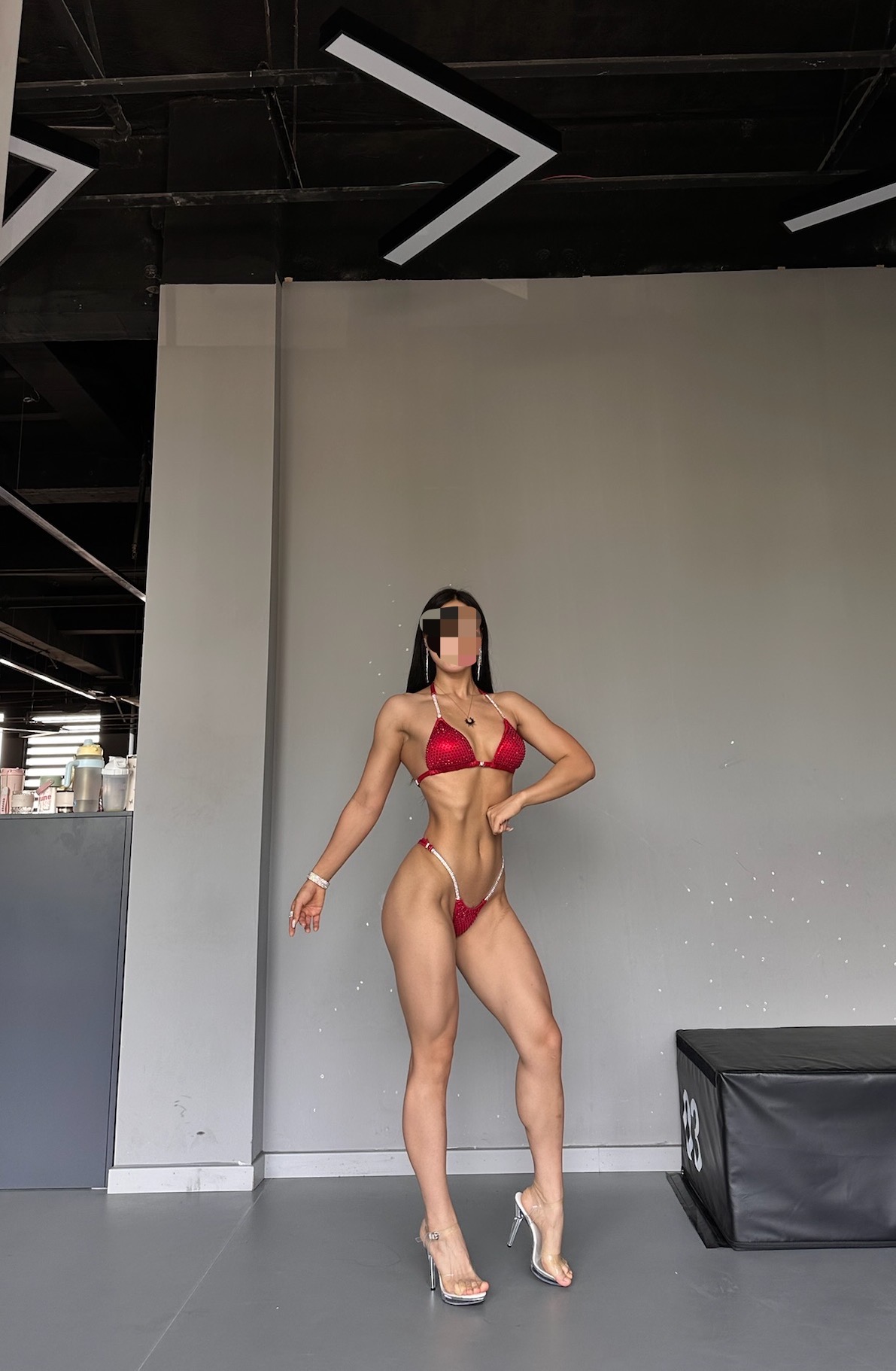 BUDGET Competition Bikini “Light Crystal” Custom-Made for Bikini and Wellness ProSuits